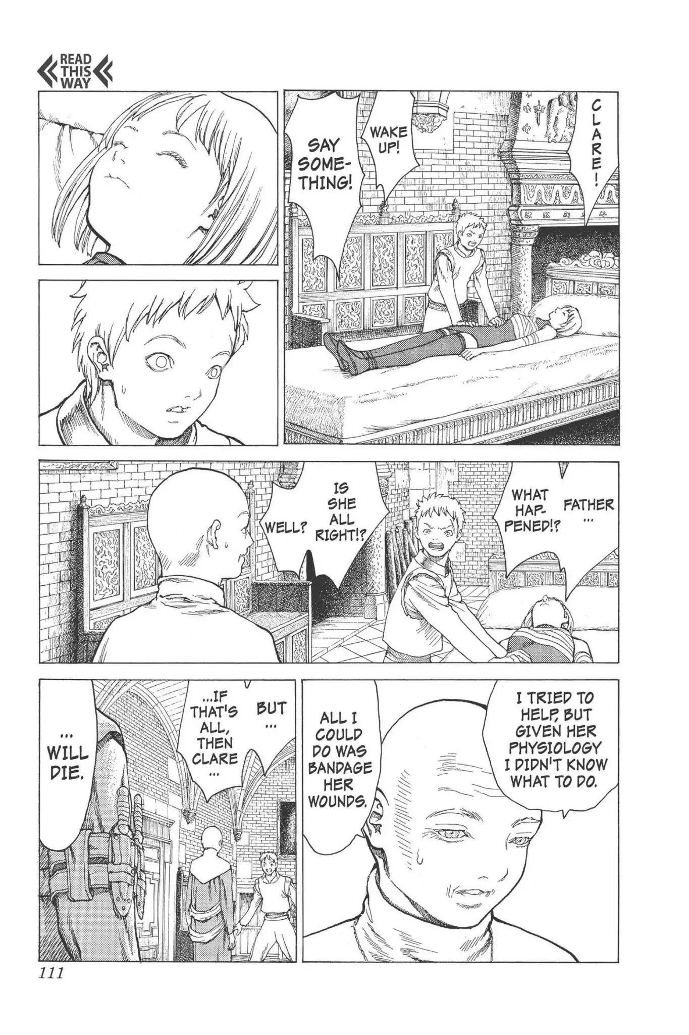 Claymore Chapter 7 page 24 - Chapter 7: Vol.2 Scene 7: Darkness in Paradise, Part 3