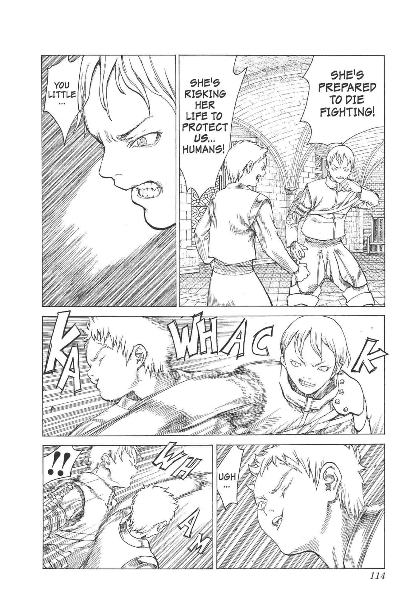 Claymore Chapter 7 page 27 - Chapter 7: Vol.2 Scene 7: Darkness in Paradise, Part 3