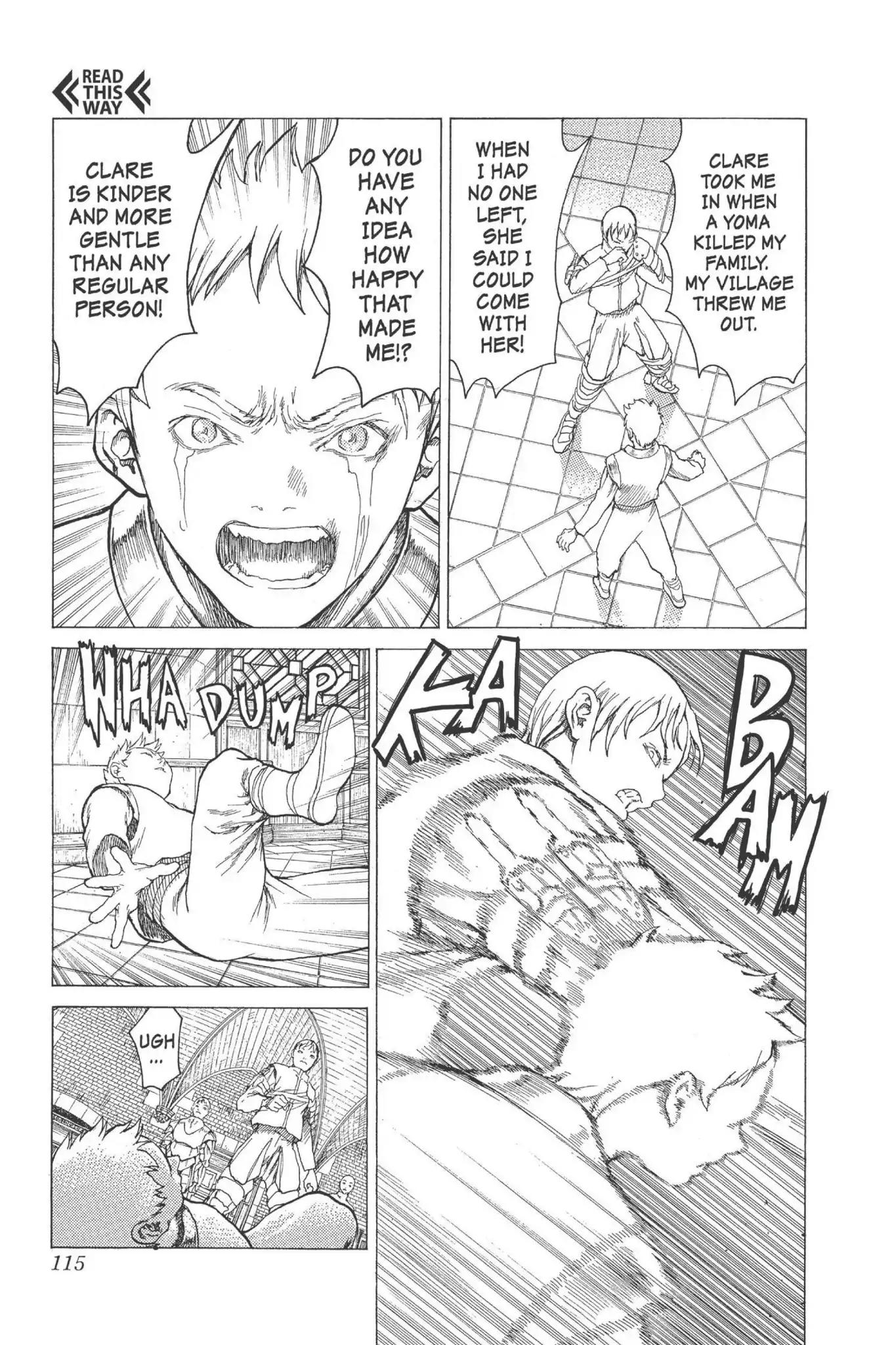 Claymore Chapter 7 page 28 - Chapter 7: Vol.2 Scene 7: Darkness in Paradise, Part 3