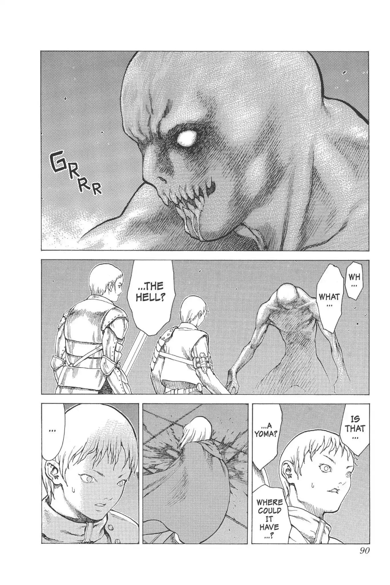 Claymore Chapter 7 page 3 - Chapter 7: Vol.2 Scene 7: Darkness in Paradise, Part 3