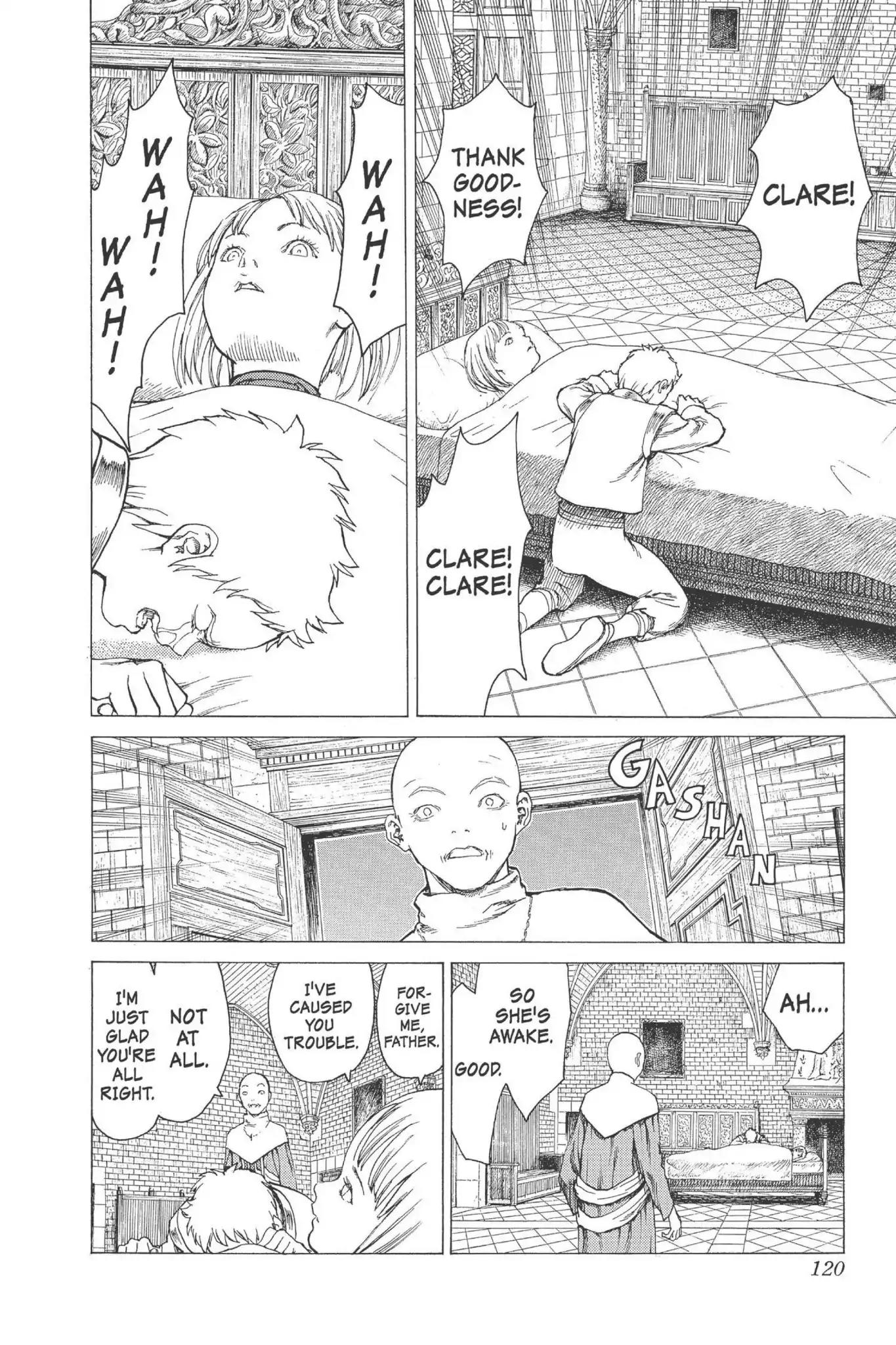 Claymore Chapter 7 page 33 - Chapter 7: Vol.2 Scene 7: Darkness in Paradise, Part 3