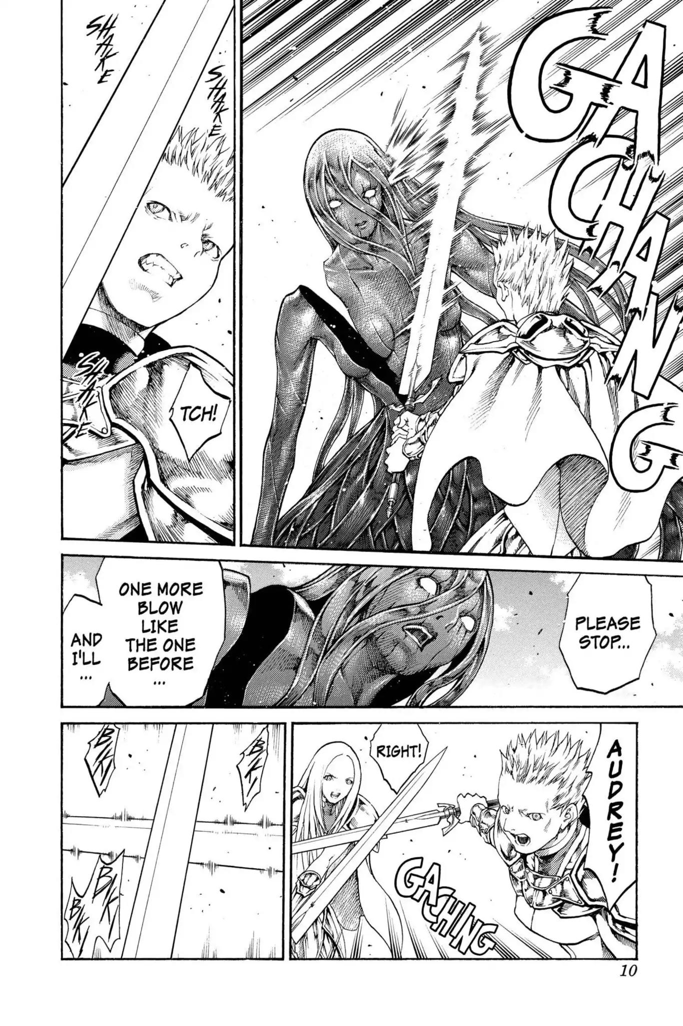 Claymore Chapter 70 page 10 - Chapter 70: Vol.13 Scene 70: The Defiant Ones, Part 3