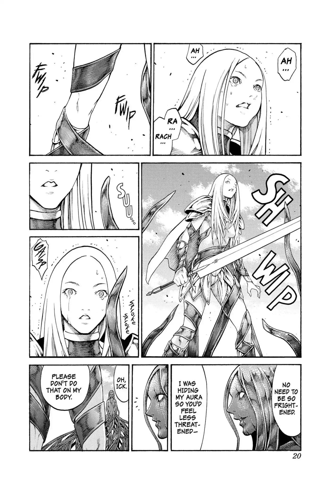 Claymore Chapter 70 page 20 - Chapter 70: Vol.13 Scene 70: The Defiant Ones, Part 3