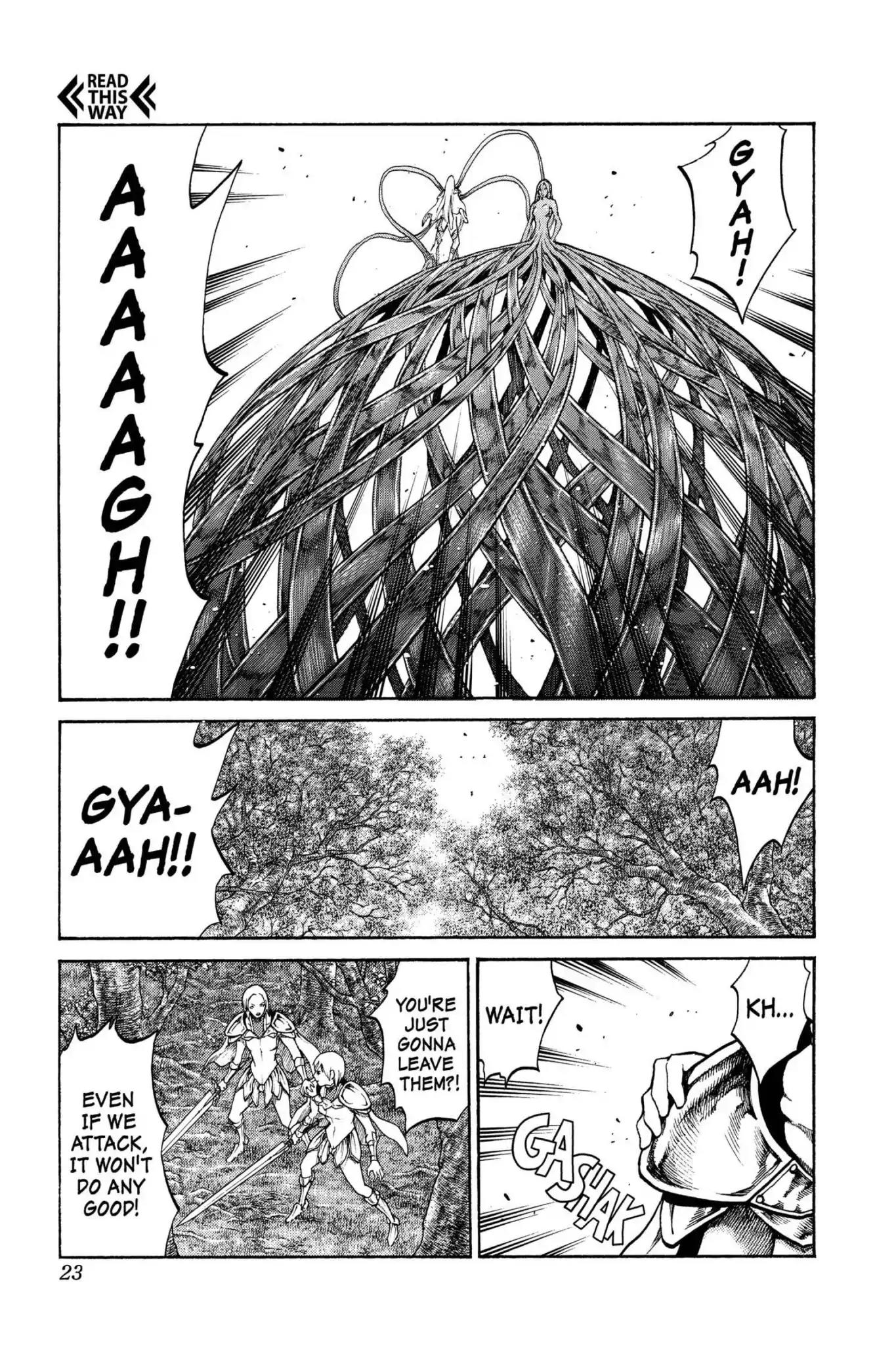 Claymore Chapter 70 page 23 - Chapter 70: Vol.13 Scene 70: The Defiant Ones, Part 3