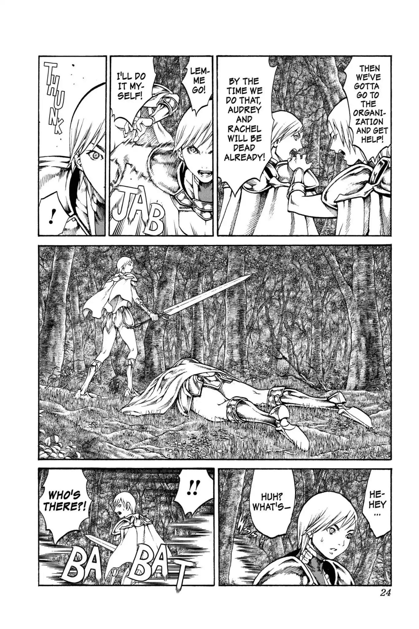 Claymore Chapter 70 page 24 - Chapter 70: Vol.13 Scene 70: The Defiant Ones, Part 3