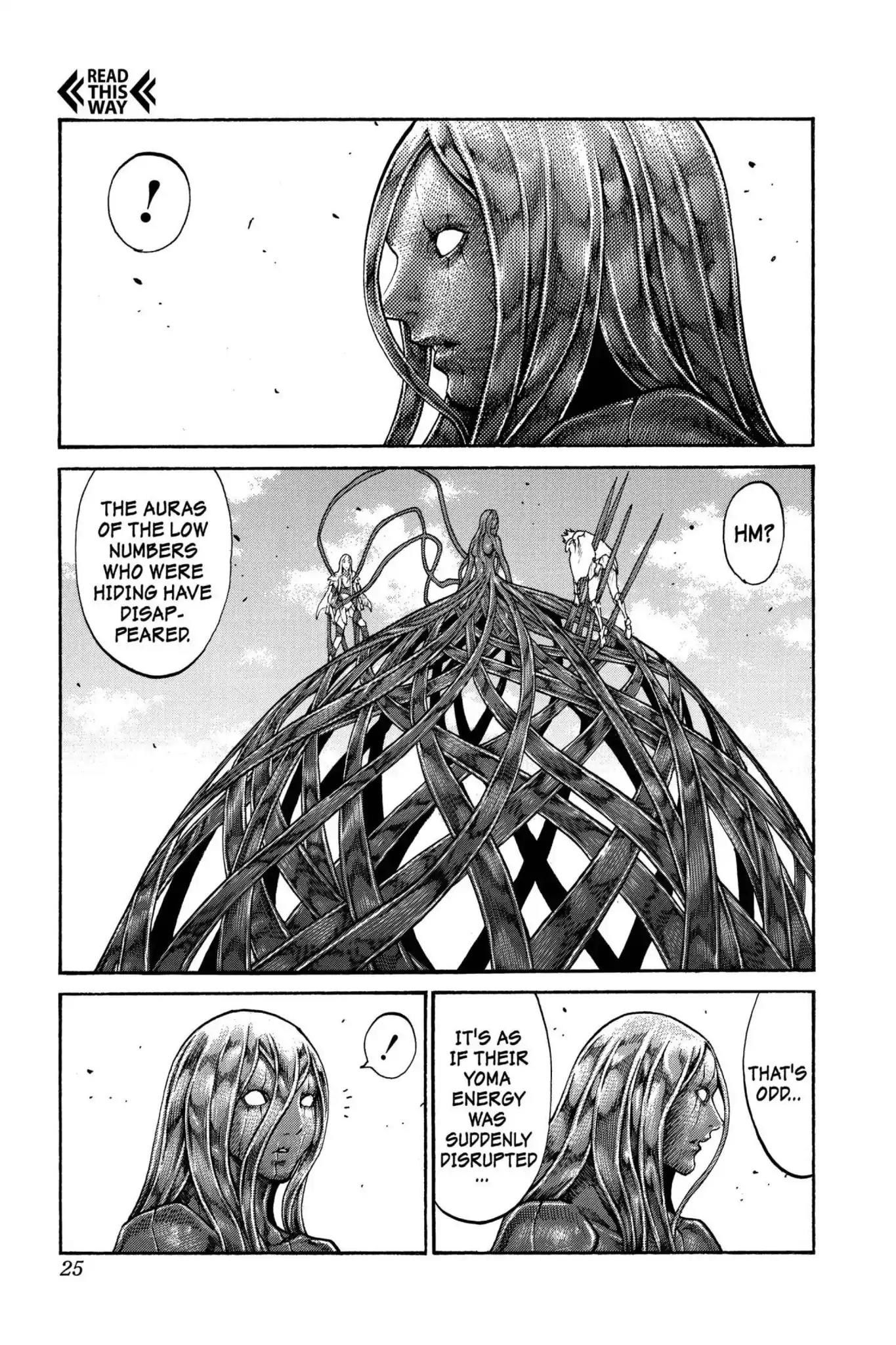 Claymore Chapter 70 page 25 - Chapter 70: Vol.13 Scene 70: The Defiant Ones, Part 3