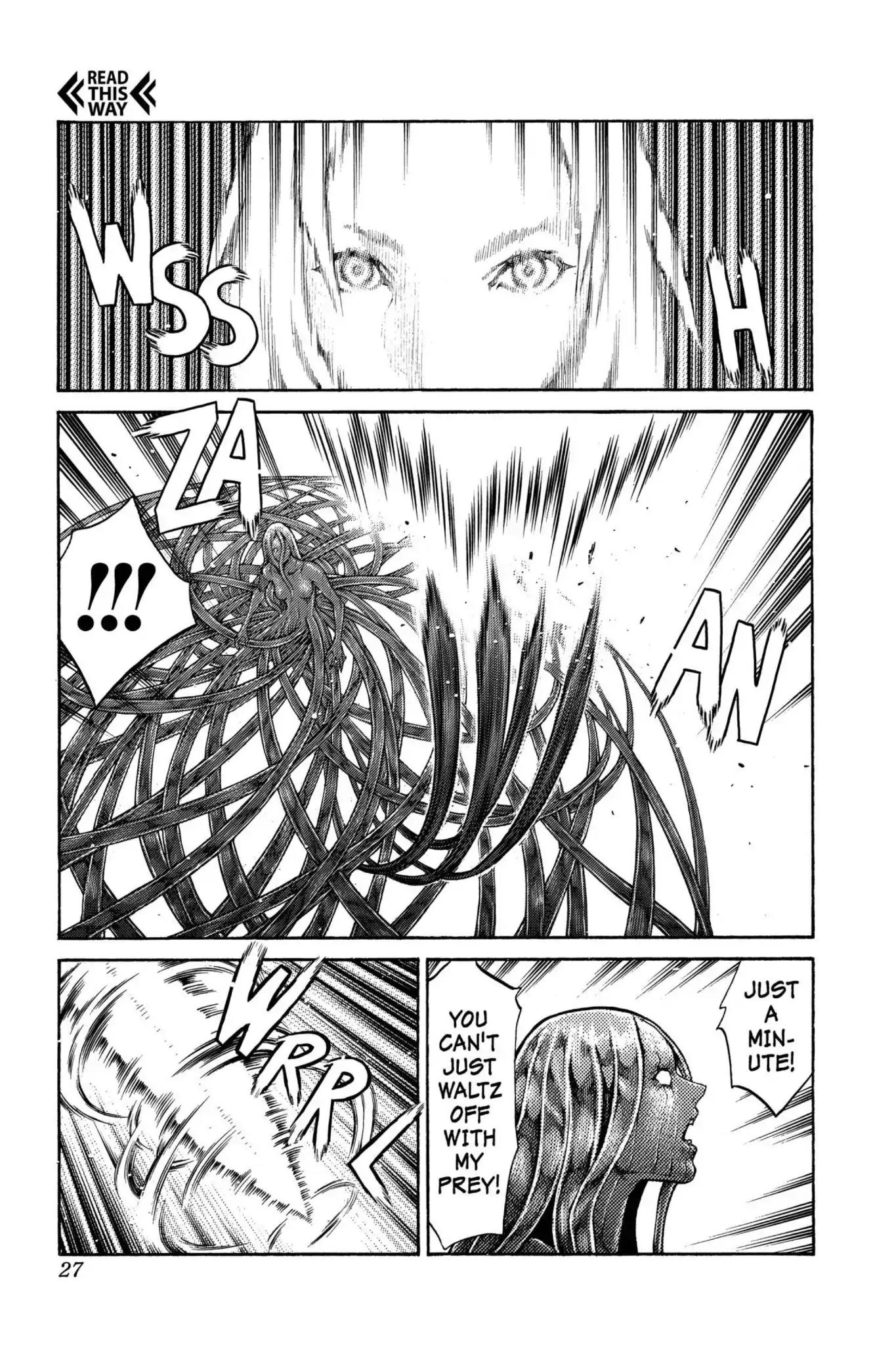 Claymore Chapter 70 page 27 - Chapter 70: Vol.13 Scene 70: The Defiant Ones, Part 3