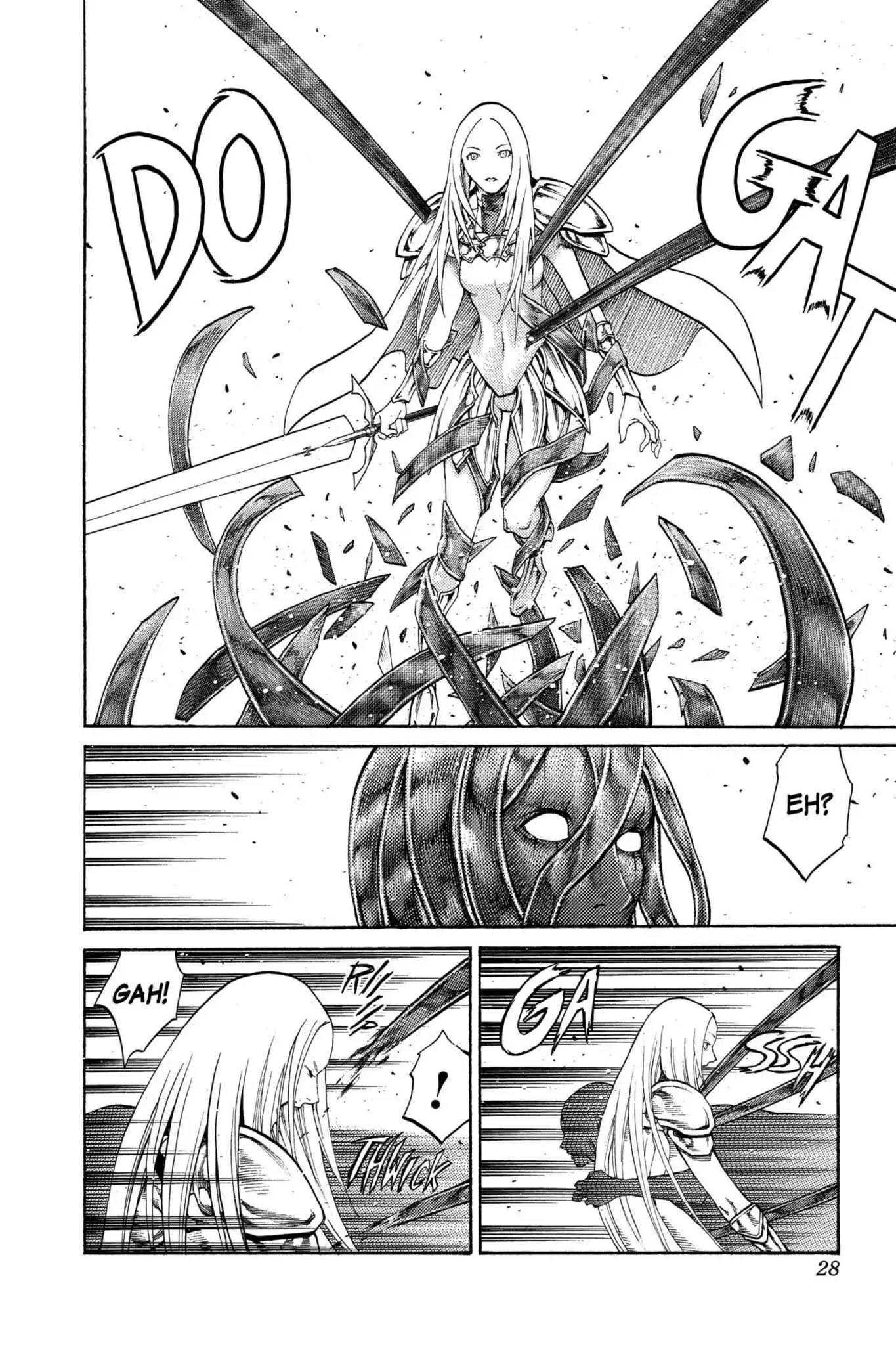 Claymore Chapter 70 page 28 - Chapter 70: Vol.13 Scene 70: The Defiant Ones, Part 3