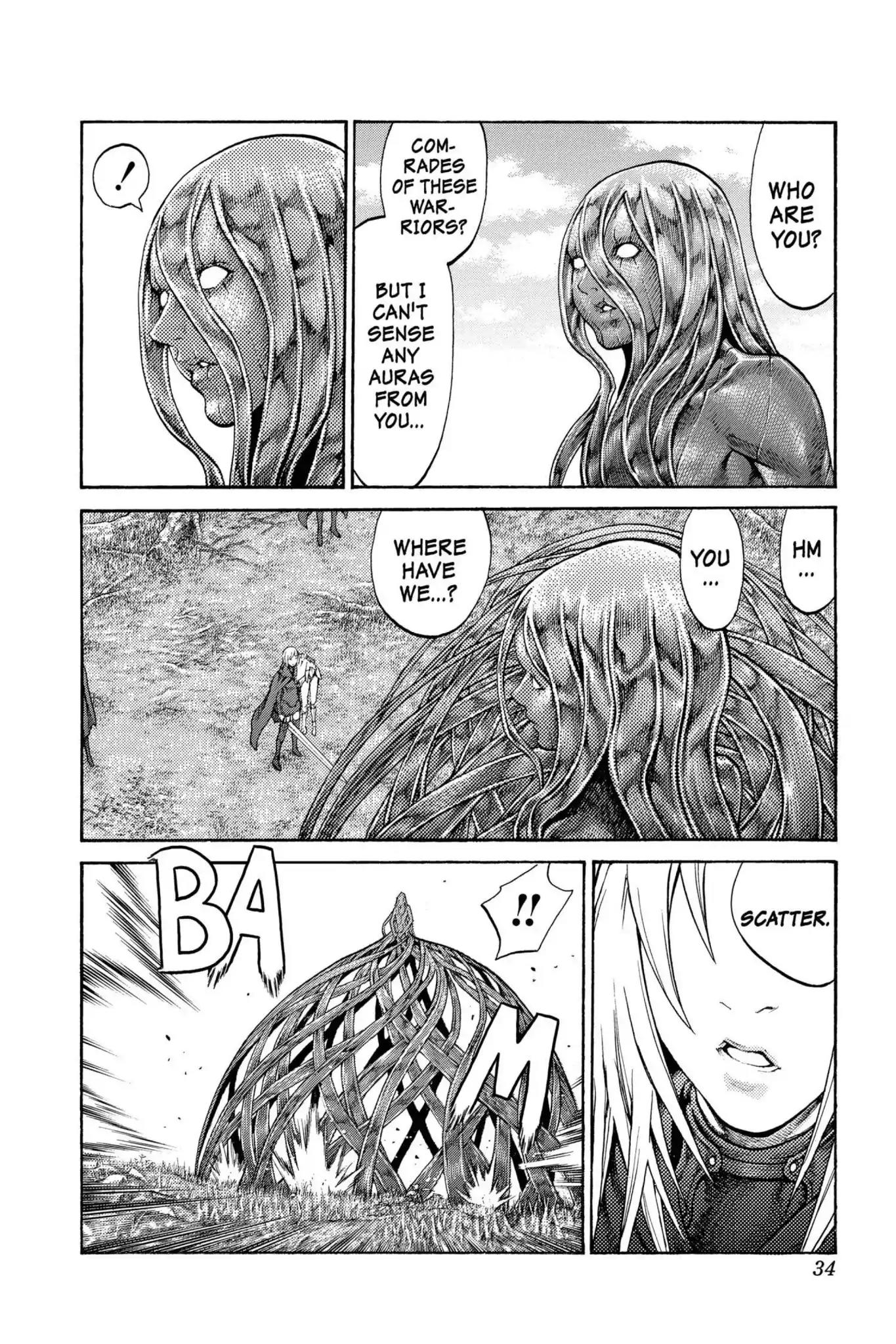 Claymore Chapter 70 page 33 - Chapter 70: Vol.13 Scene 70: The Defiant Ones, Part 3