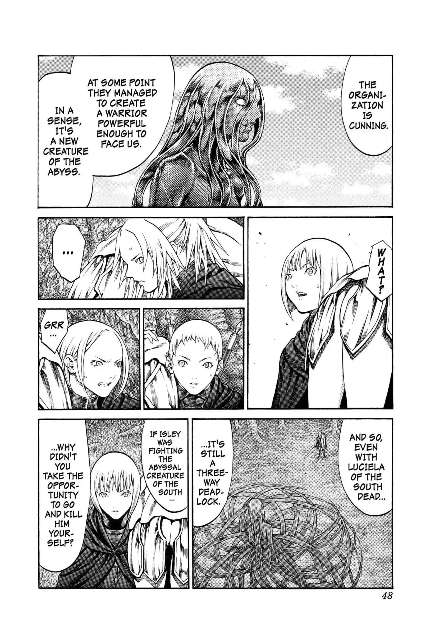 Claymore Chapter 71 page 11 - Chapter 71: Vol.13 Scene 71: The Defiant Ones, Part 4