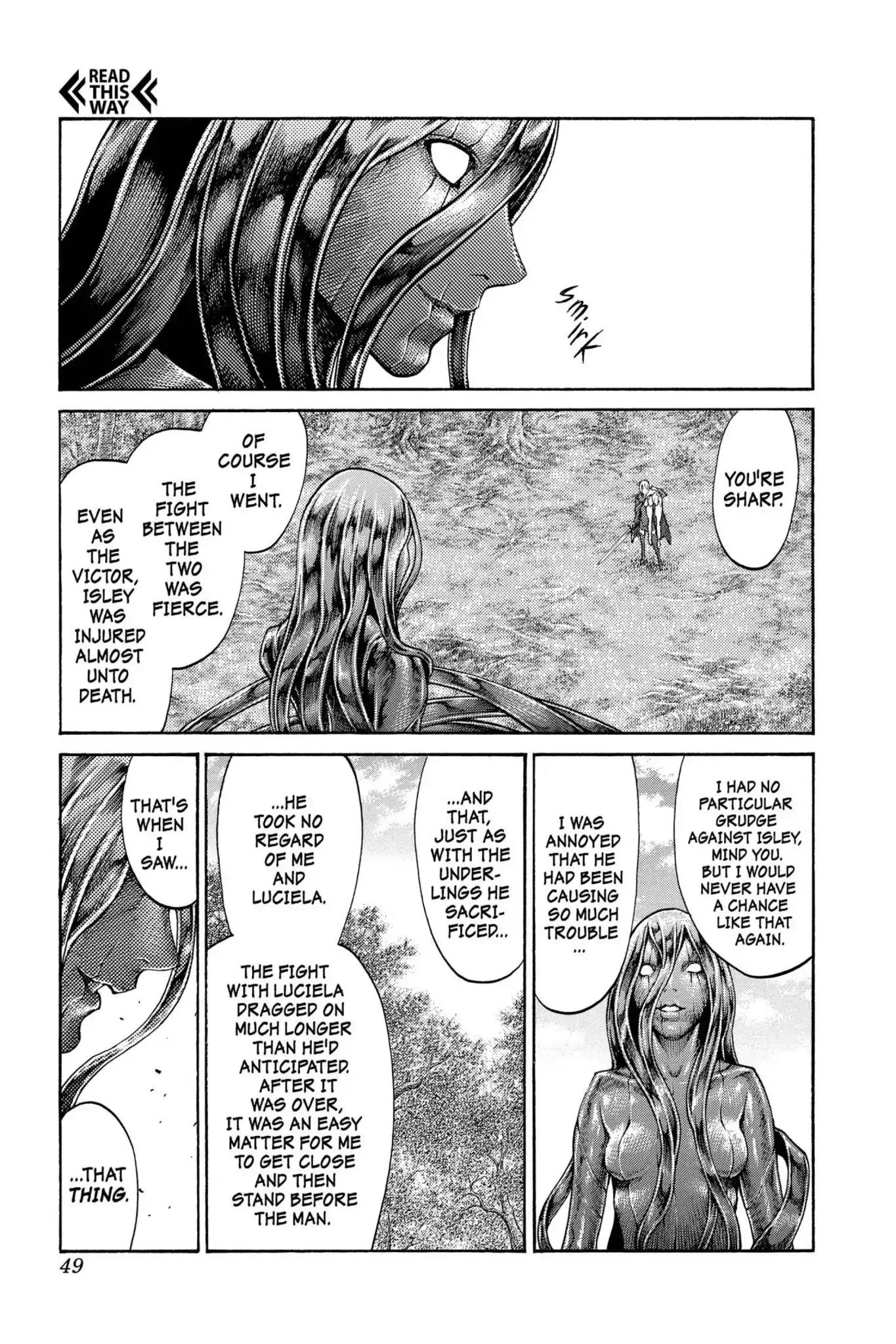 Claymore Chapter 71 page 12 - Chapter 71: Vol.13 Scene 71: The Defiant Ones, Part 4
