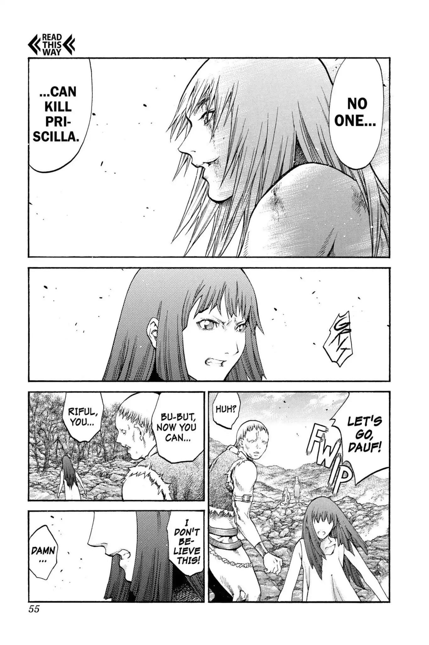 Claymore Chapter 71 page 17 - Chapter 71: Vol.13 Scene 71: The Defiant Ones, Part 4