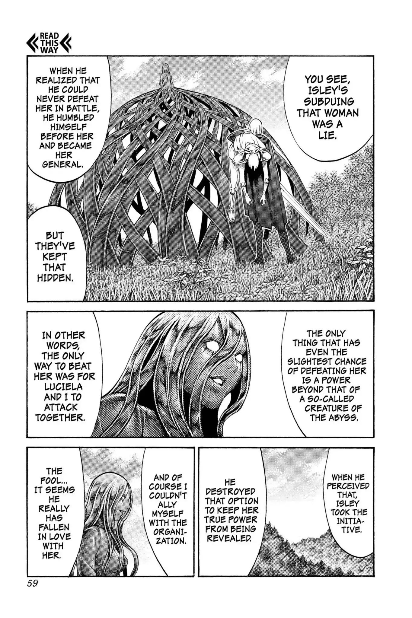 Claymore Chapter 71 page 20 - Chapter 71: Vol.13 Scene 71: The Defiant Ones, Part 4