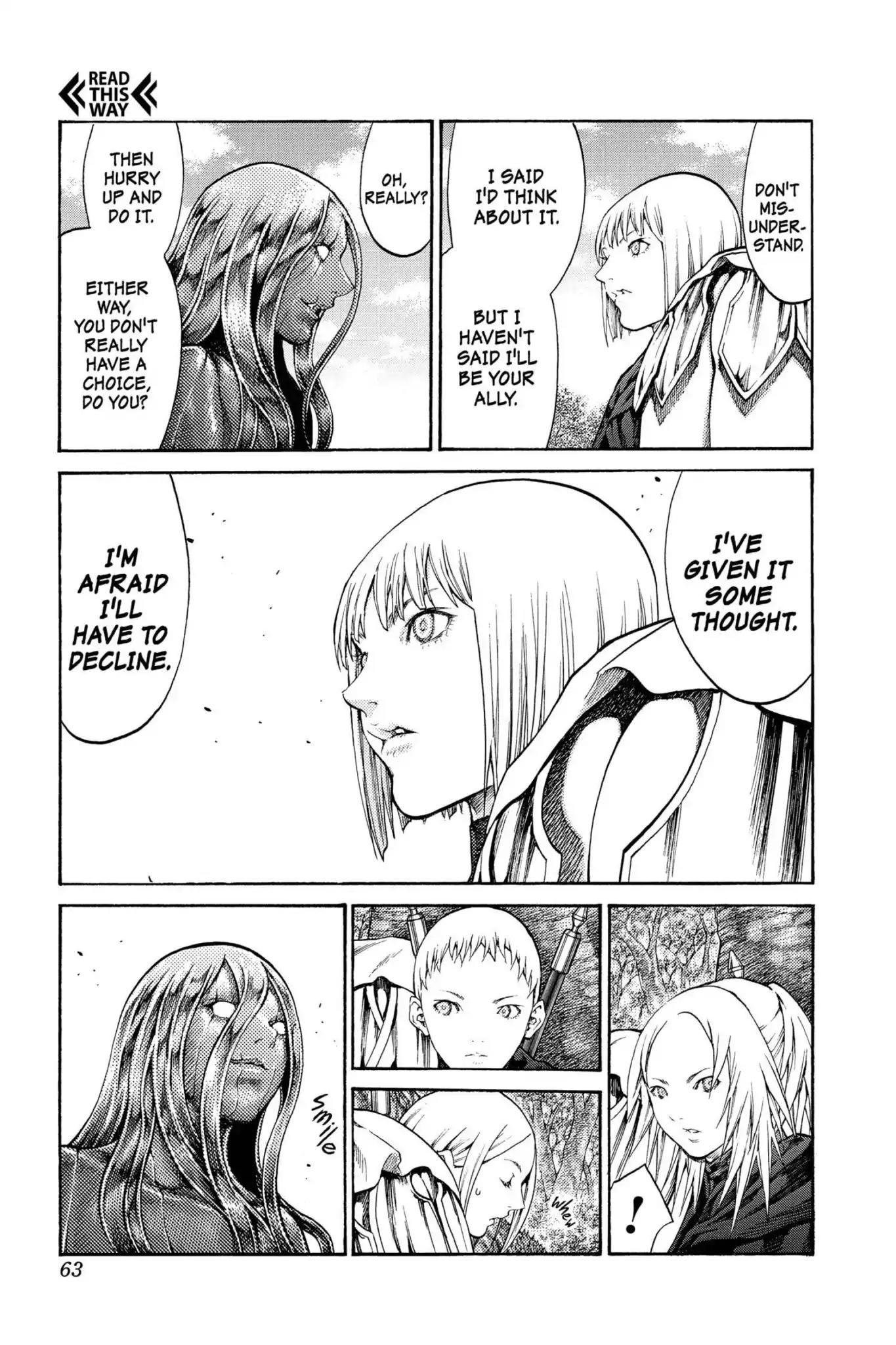Claymore Chapter 71 page 24 - Chapter 71: Vol.13 Scene 71: The Defiant Ones, Part 4