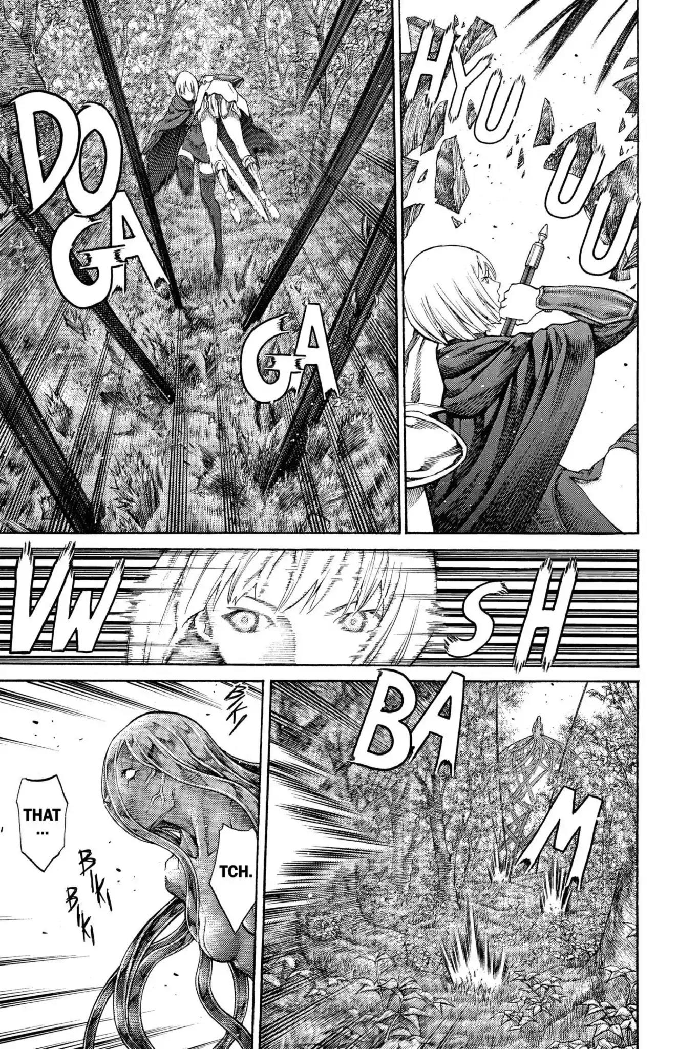 Claymore Chapter 71 page 28 - Chapter 71: Vol.13 Scene 71: The Defiant Ones, Part 4