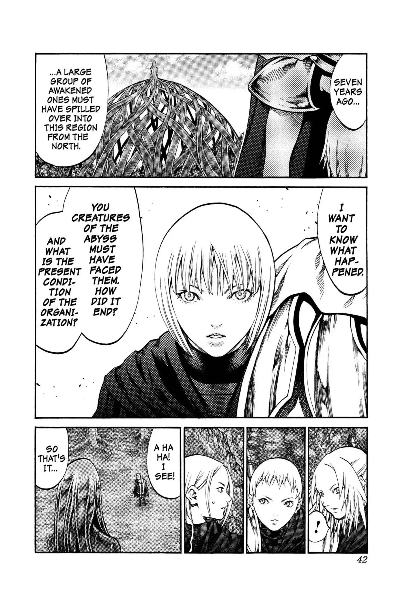 Claymore Chapter 71 page 5 - Chapter 71: Vol.13 Scene 71: The Defiant Ones, Part 4