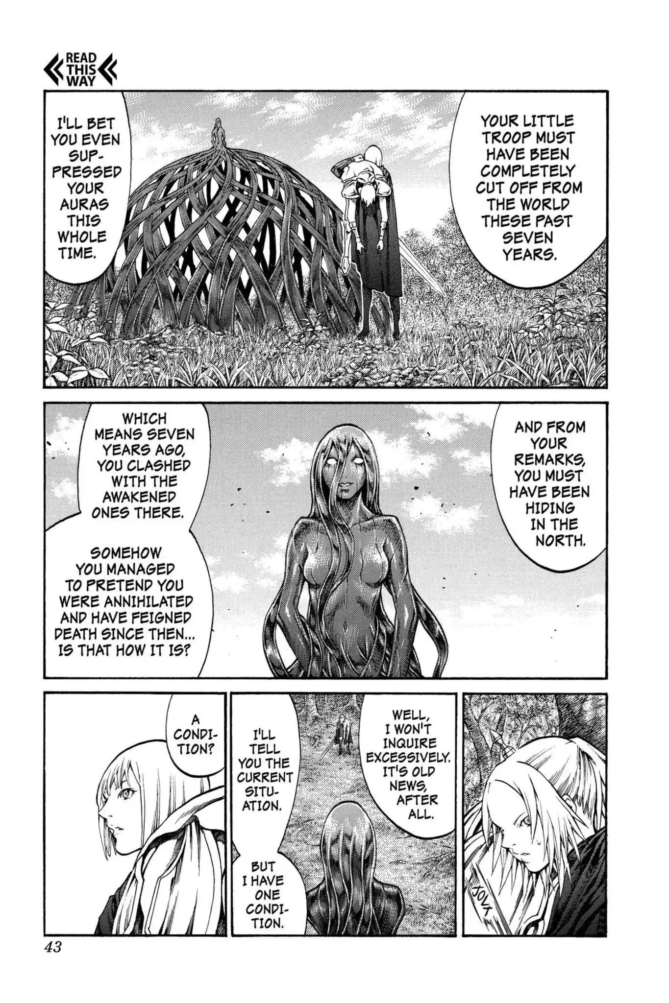 Claymore Chapter 71 page 6 - Chapter 71: Vol.13 Scene 71: The Defiant Ones, Part 4