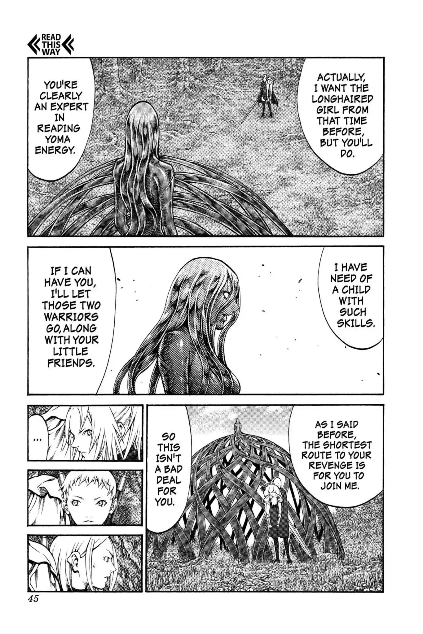 Claymore Chapter 71 page 8 - Chapter 71: Vol.13 Scene 71: The Defiant Ones, Part 4