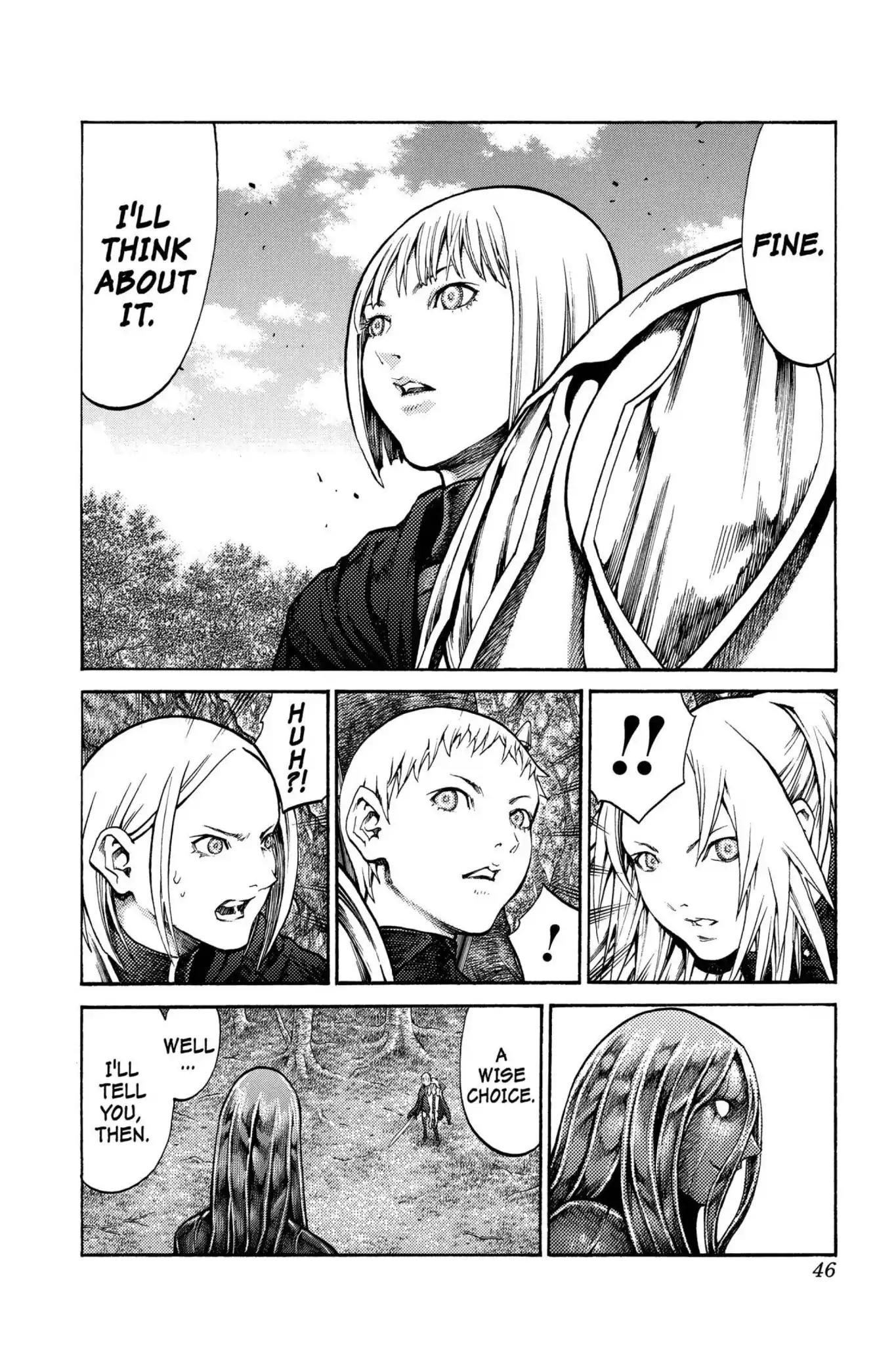 Claymore Chapter 71 page 9 - Chapter 71: Vol.13 Scene 71: The Defiant Ones, Part 4