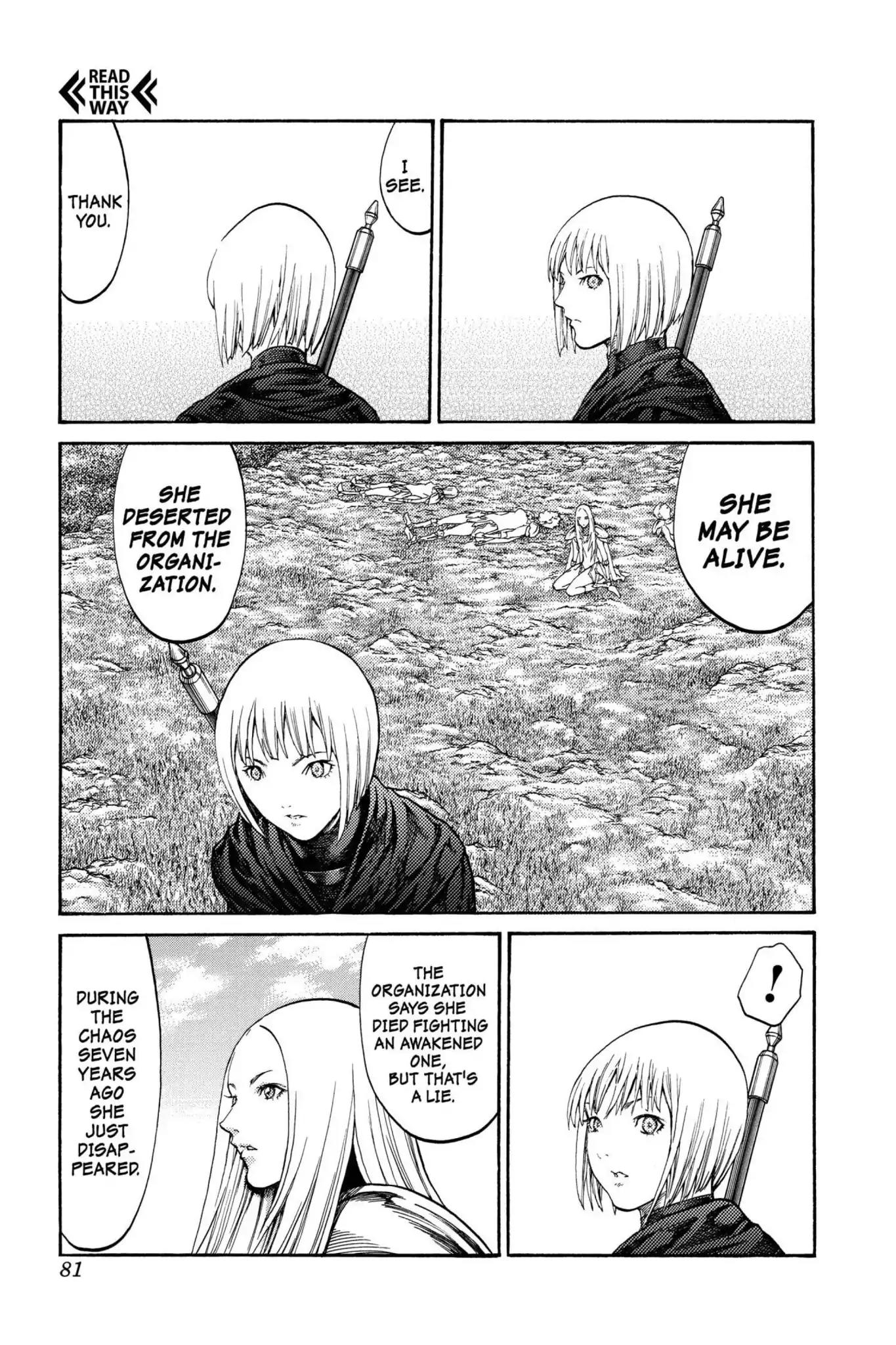 Claymore Chapter 72 page 10 - Chapter 72: Vol.13 Scene 72: The Defiant Ones, Part 5