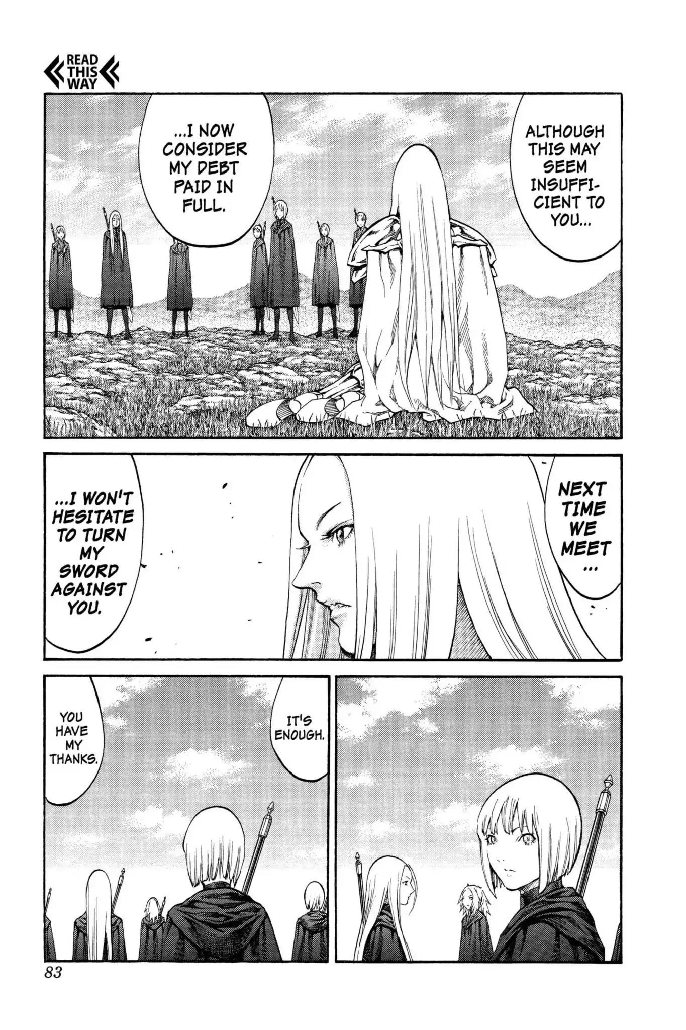 Claymore Chapter 72 page 12 - Chapter 72: Vol.13 Scene 72: The Defiant Ones, Part 5