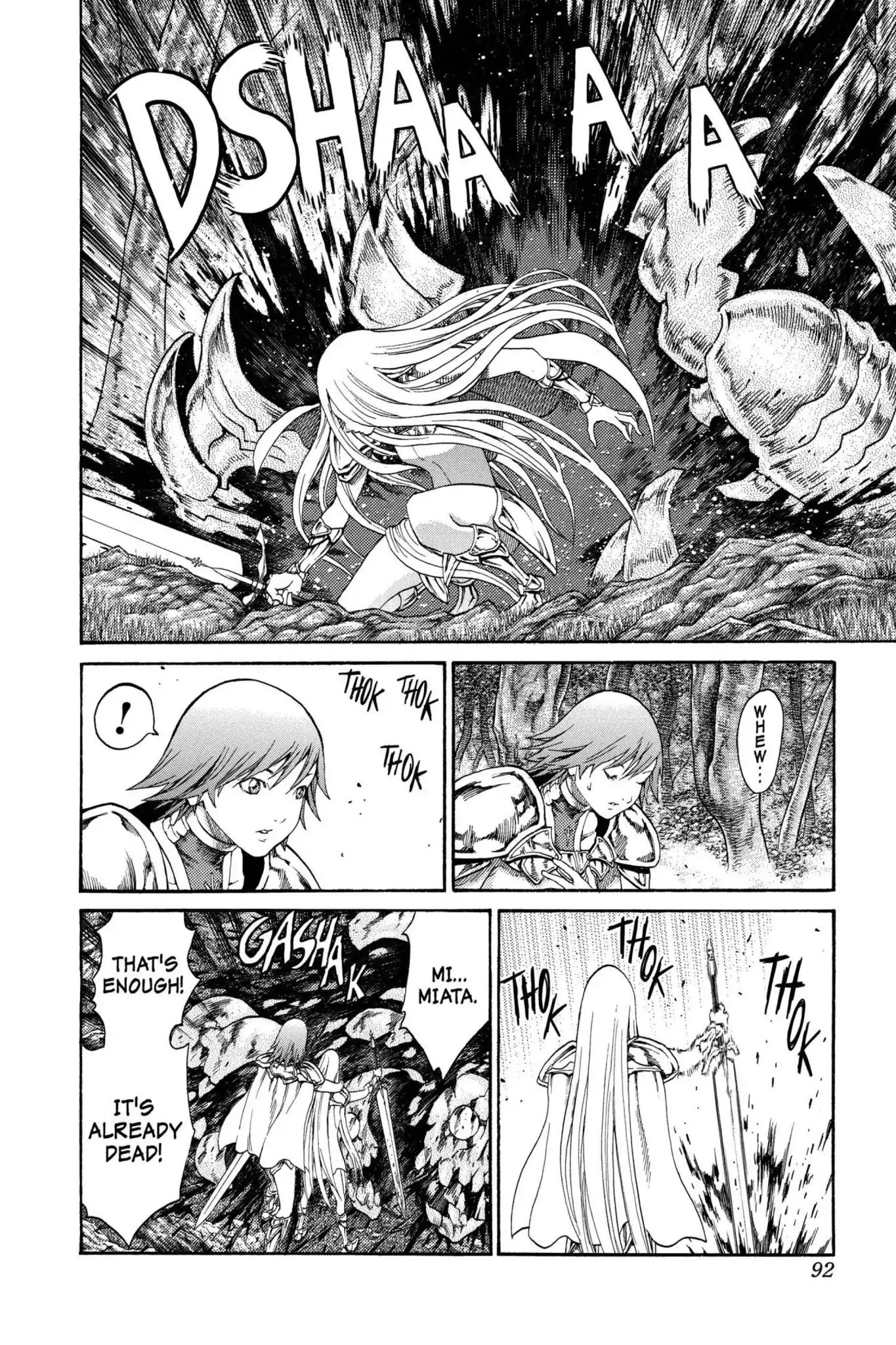 Claymore Chapter 72 page 21 - Chapter 72: Vol.13 Scene 72: The Defiant Ones, Part 5