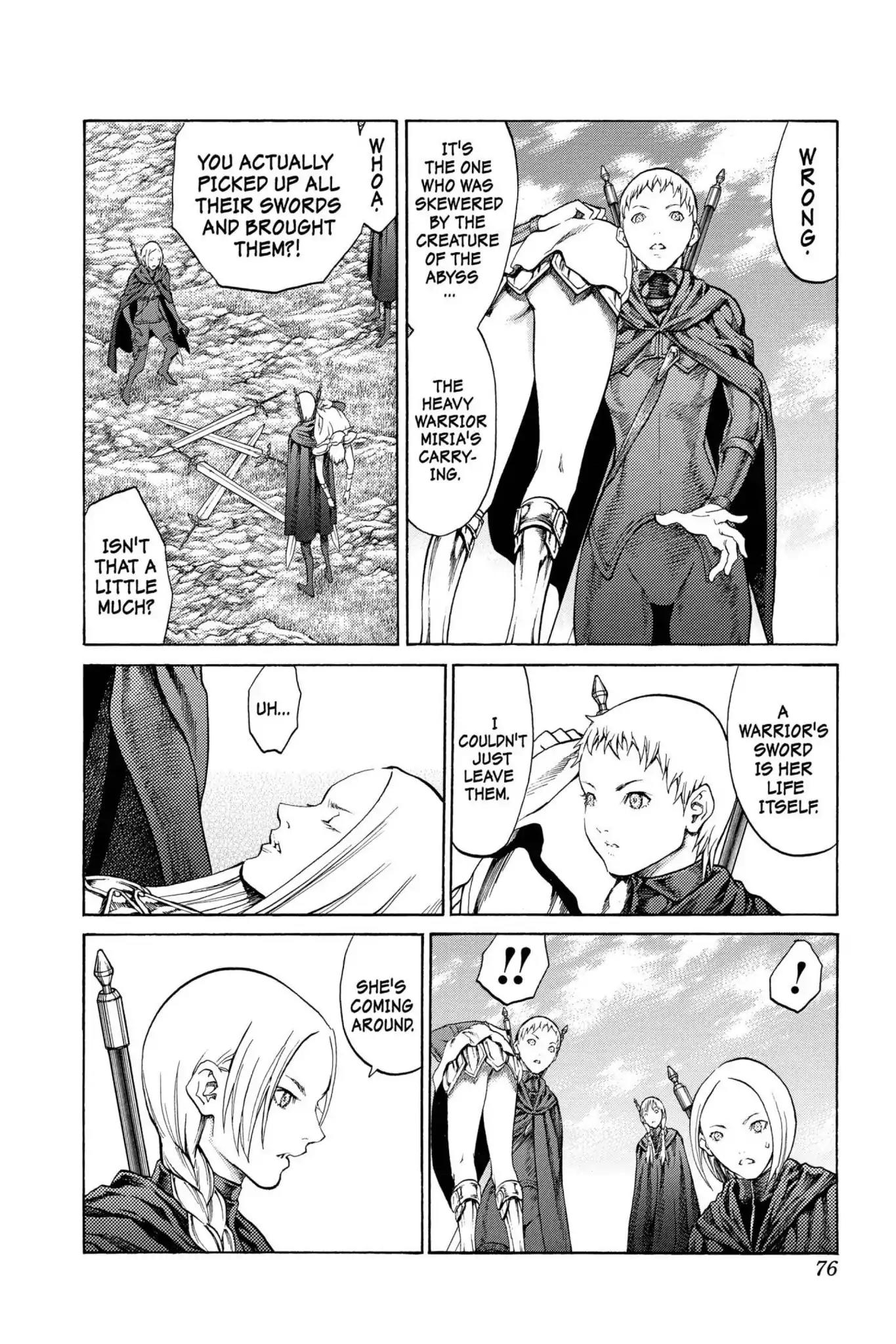 Claymore Chapter 72 page 5 - Chapter 72: Vol.13 Scene 72: The Defiant Ones, Part 5