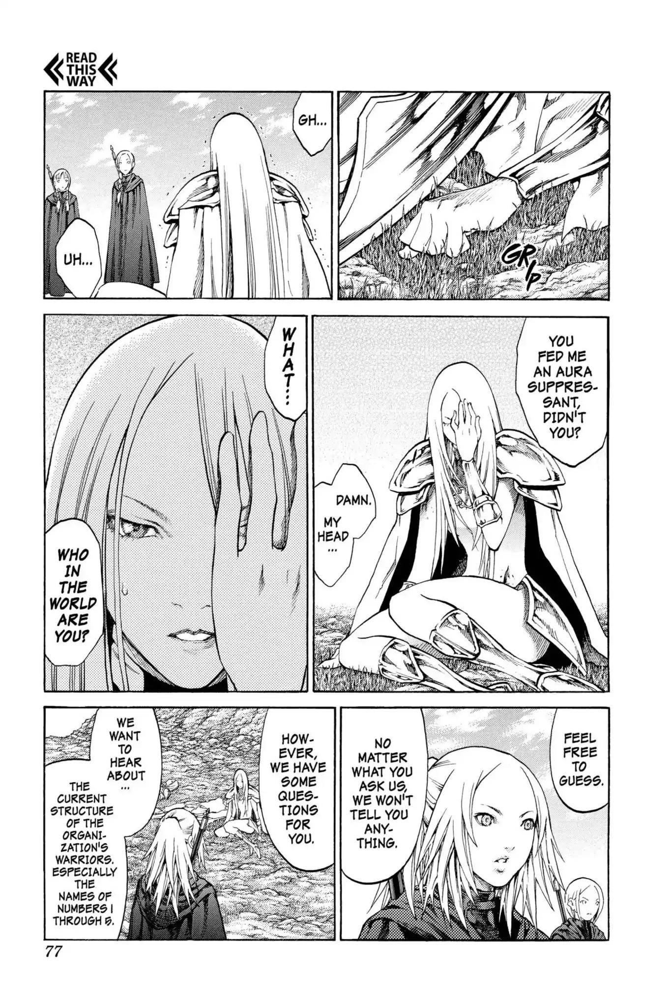 Claymore Chapter 72 page 6 - Chapter 72: Vol.13 Scene 72: The Defiant Ones, Part 5