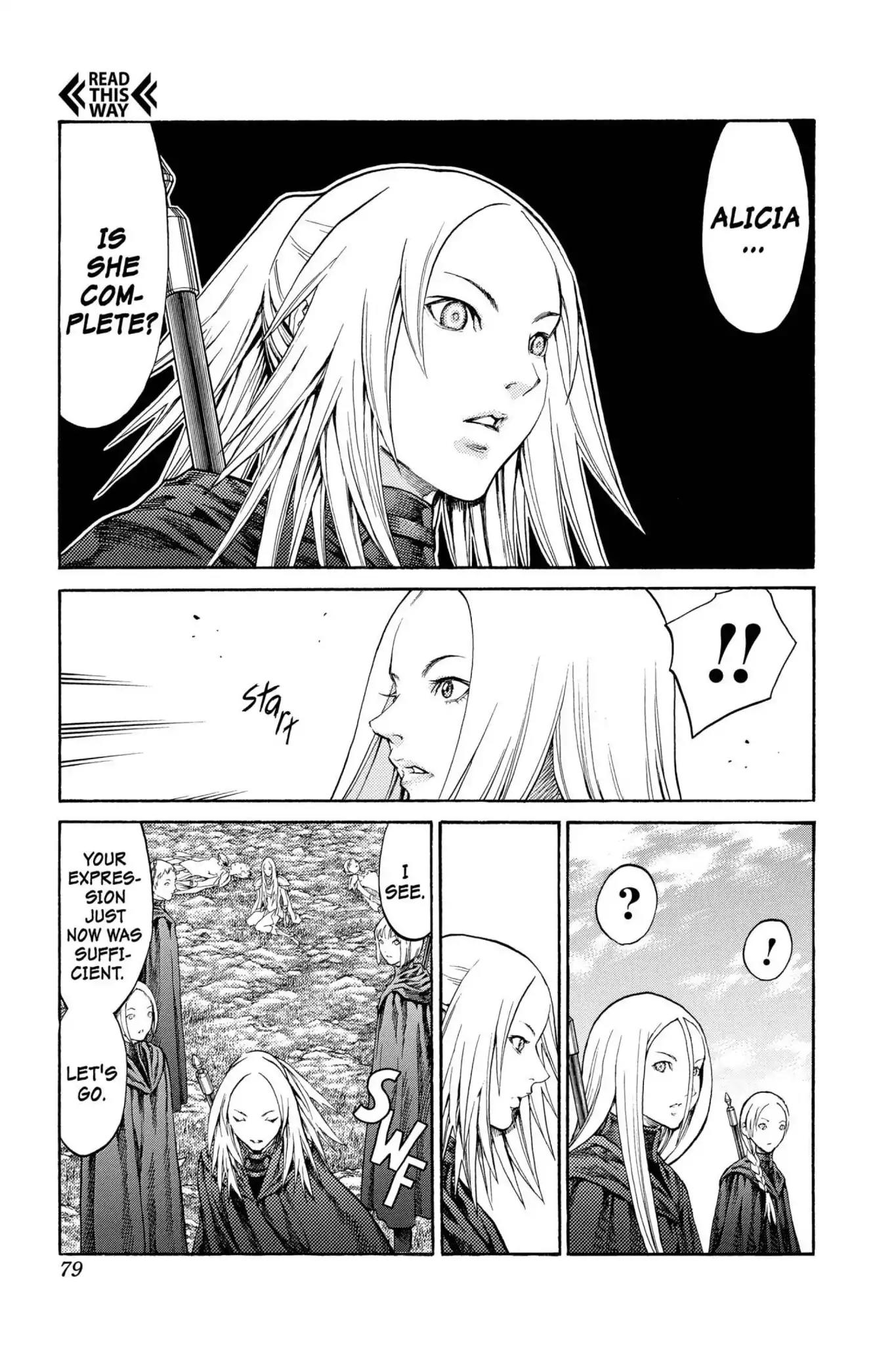 Claymore Chapter 72 page 8 - Chapter 72: Vol.13 Scene 72: The Defiant Ones, Part 5