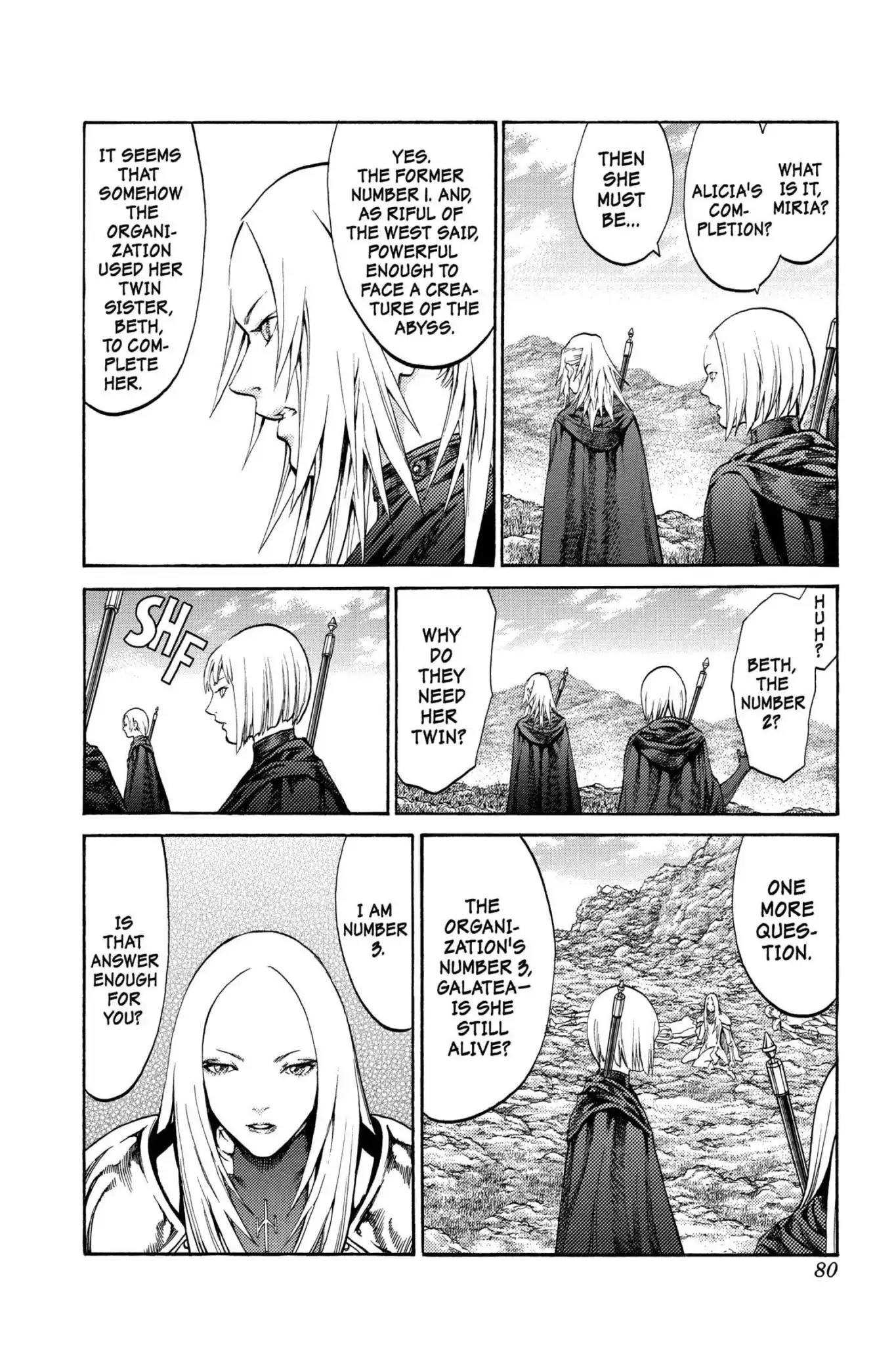 Claymore Chapter 72 page 9 - Chapter 72: Vol.13 Scene 72: The Defiant Ones, Part 5