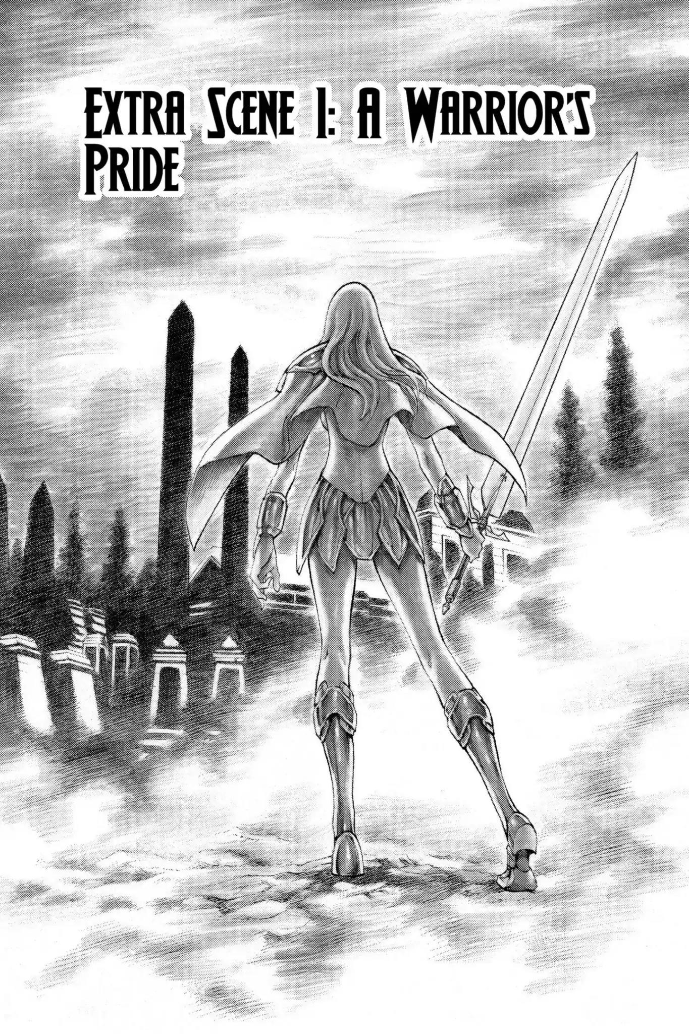 Claymore Chapter 73.5 page 1 - Vol.13 Extra Scene 1: A Warrior's Pride