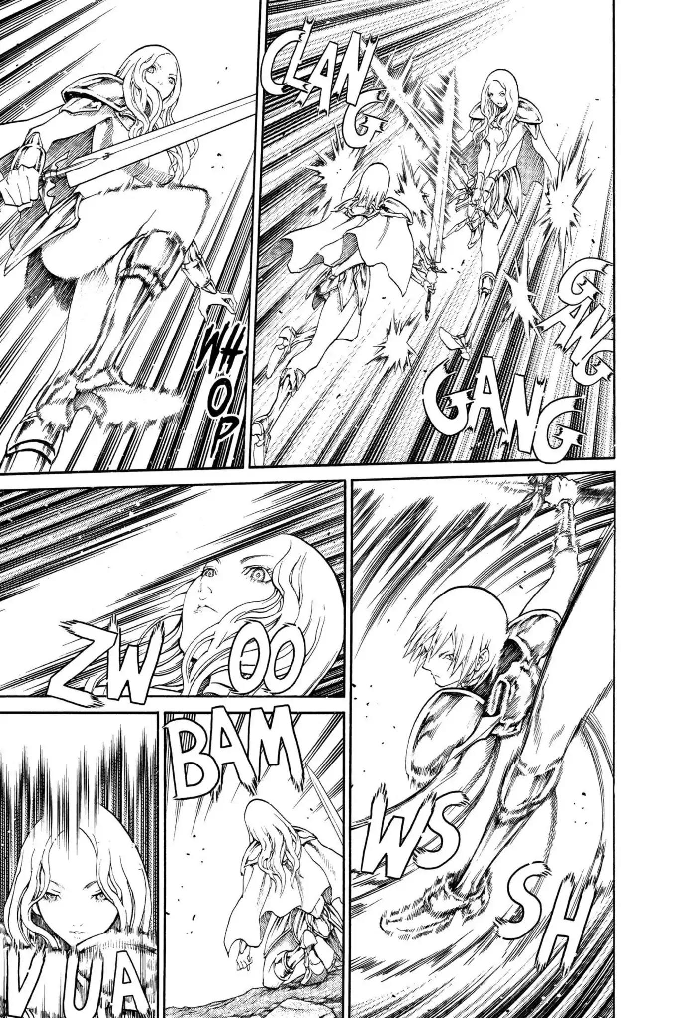 Claymore Chapter 73.5 page 14 - Vol.13 Extra Scene 1: A Warrior's Pride