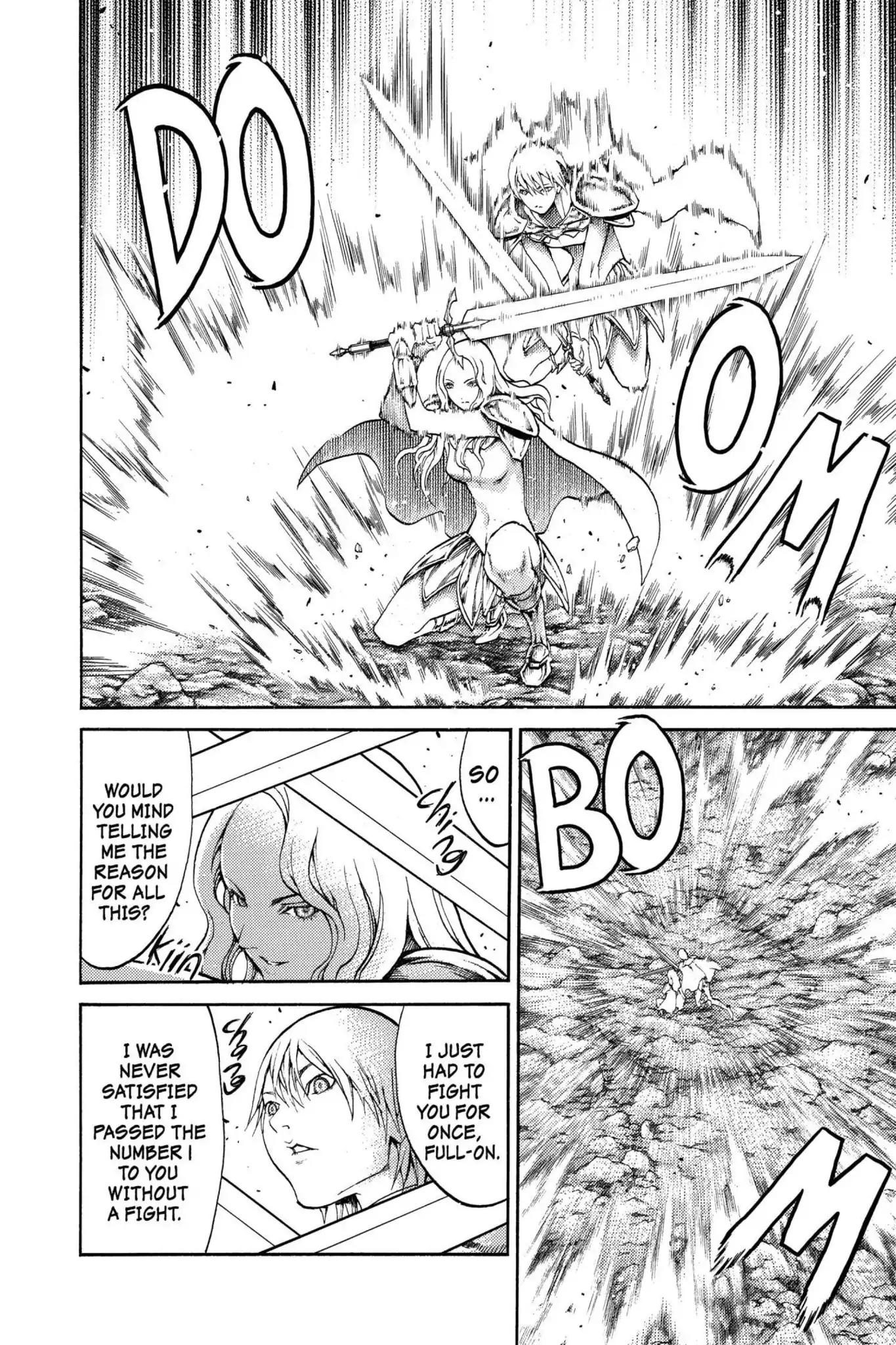 Claymore Chapter 73.5 page 15 - Vol.13 Extra Scene 1: A Warrior's Pride