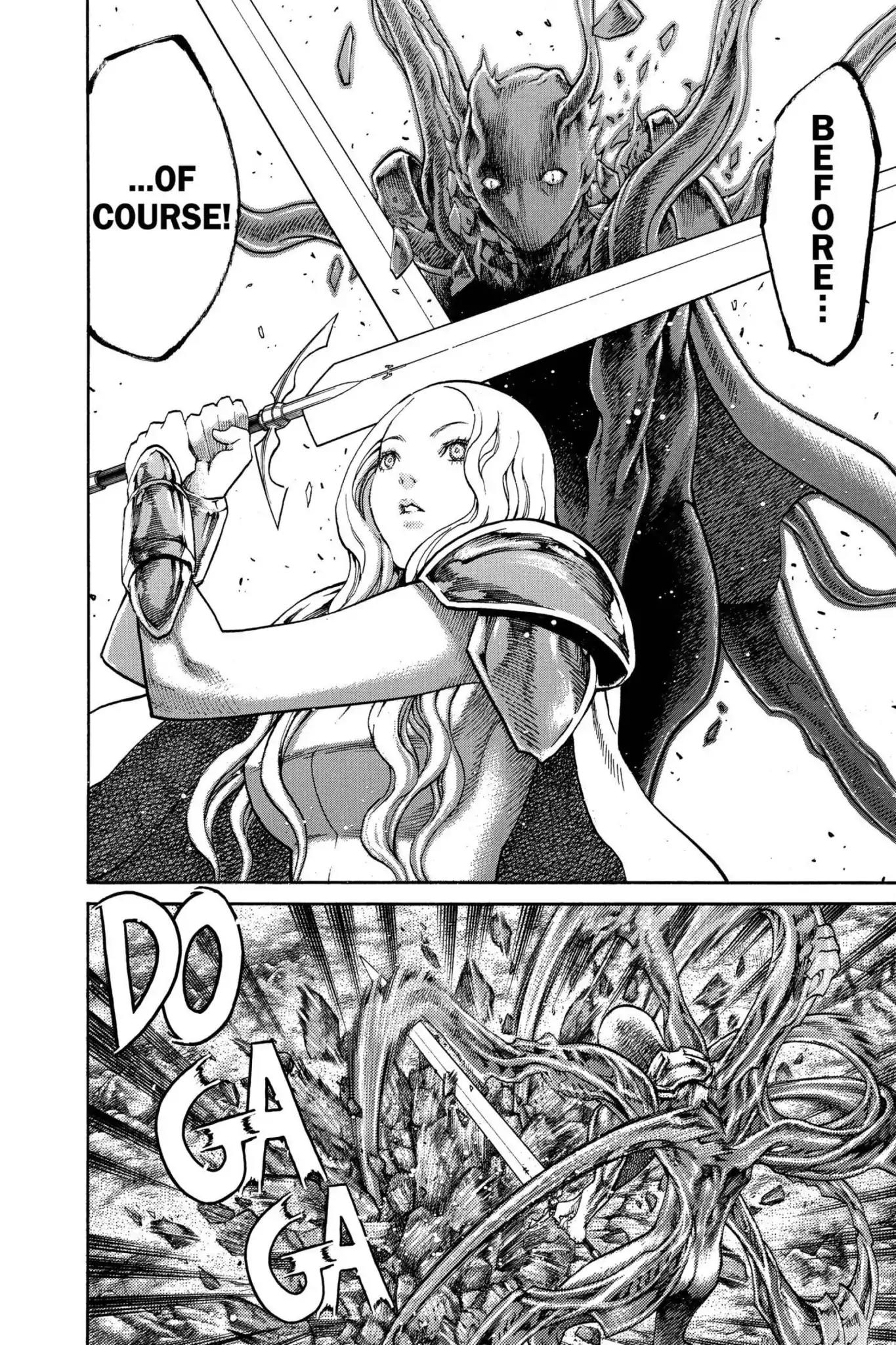 Claymore Chapter 73.5 page 17 - Vol.13 Extra Scene 1: A Warrior's Pride