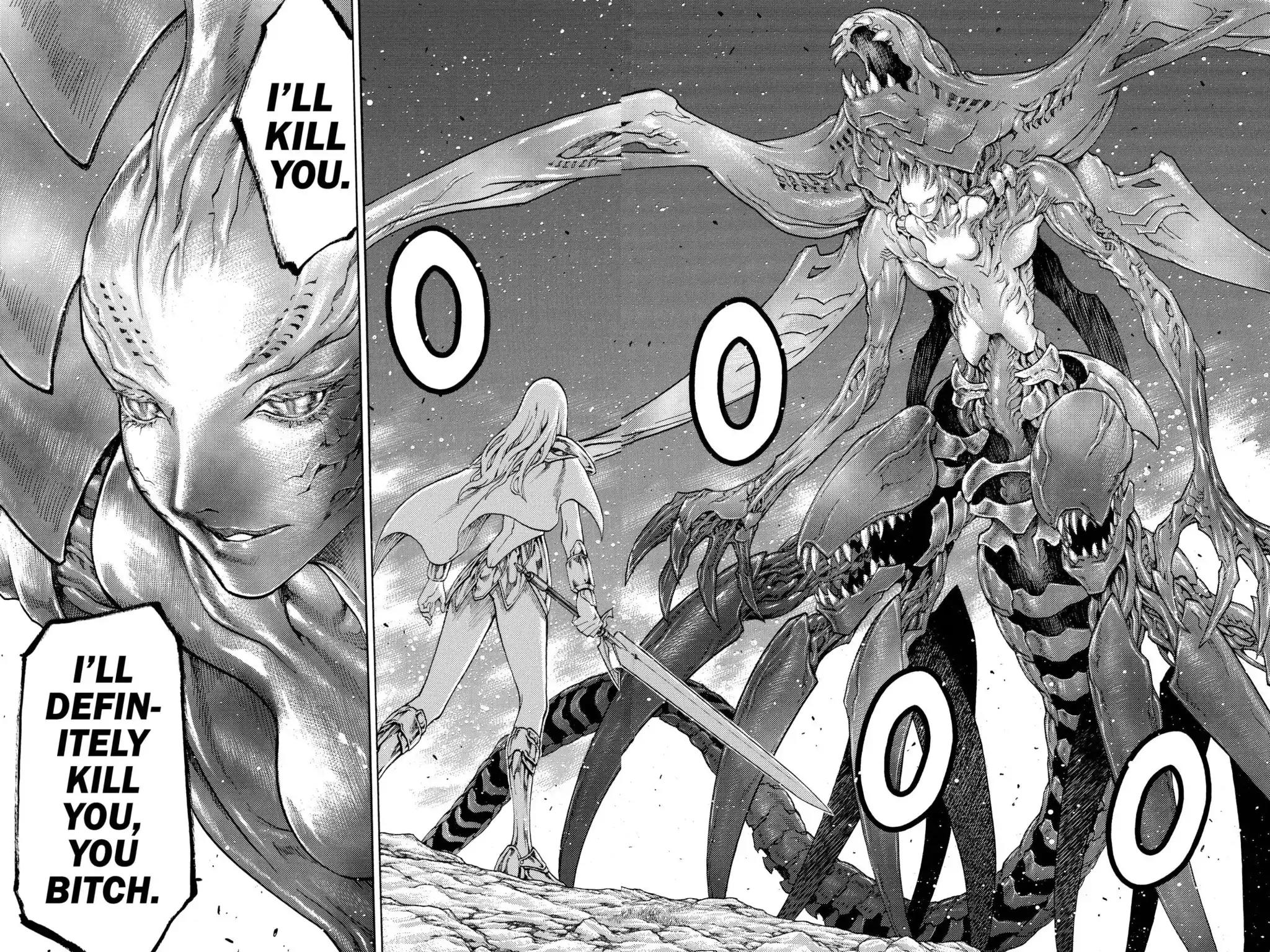 Claymore Chapter 73.5 page 19 - Vol.13 Extra Scene 1: A Warrior's Pride