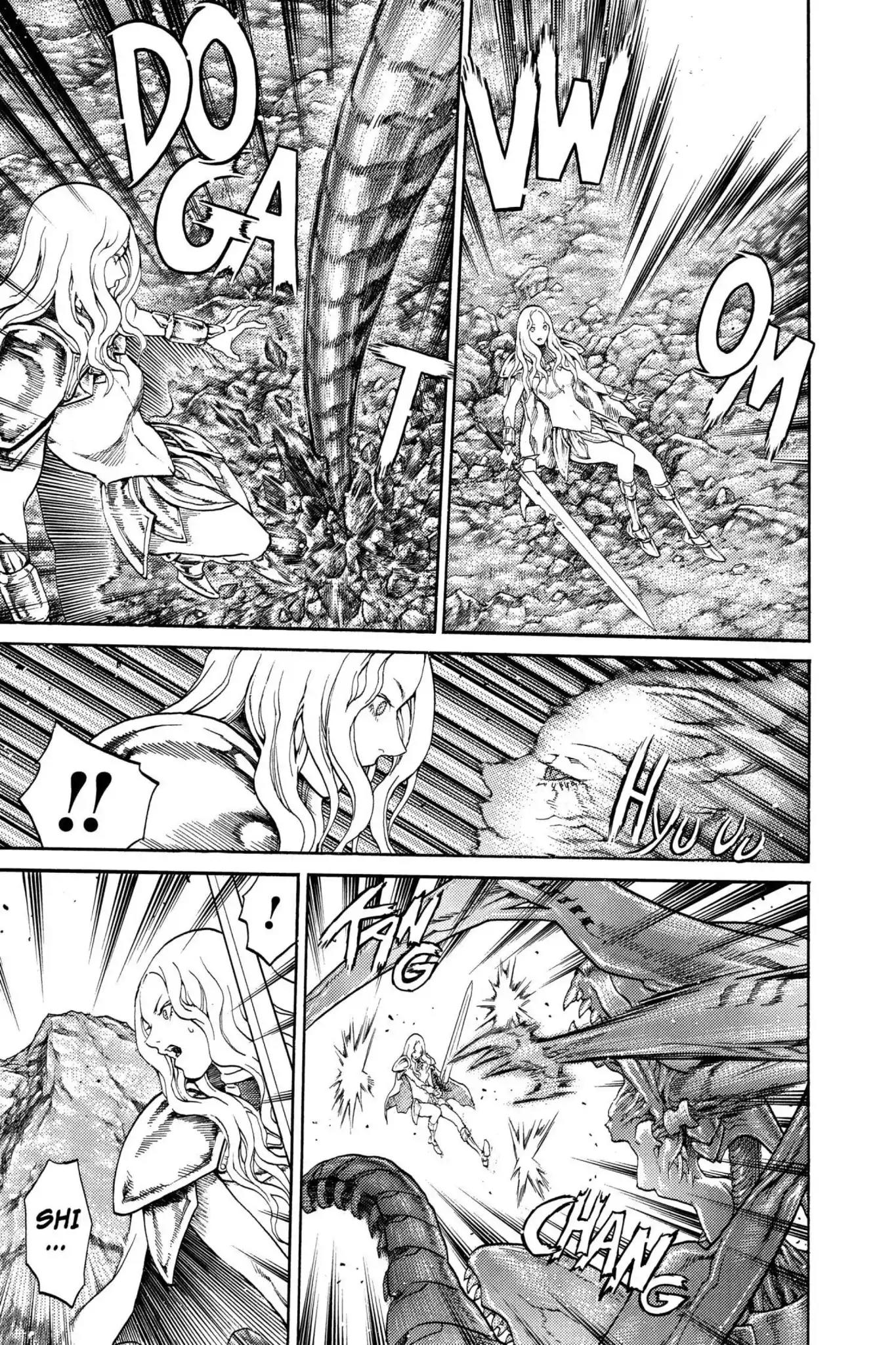 Claymore Chapter 73.5 page 21 - Vol.13 Extra Scene 1: A Warrior's Pride