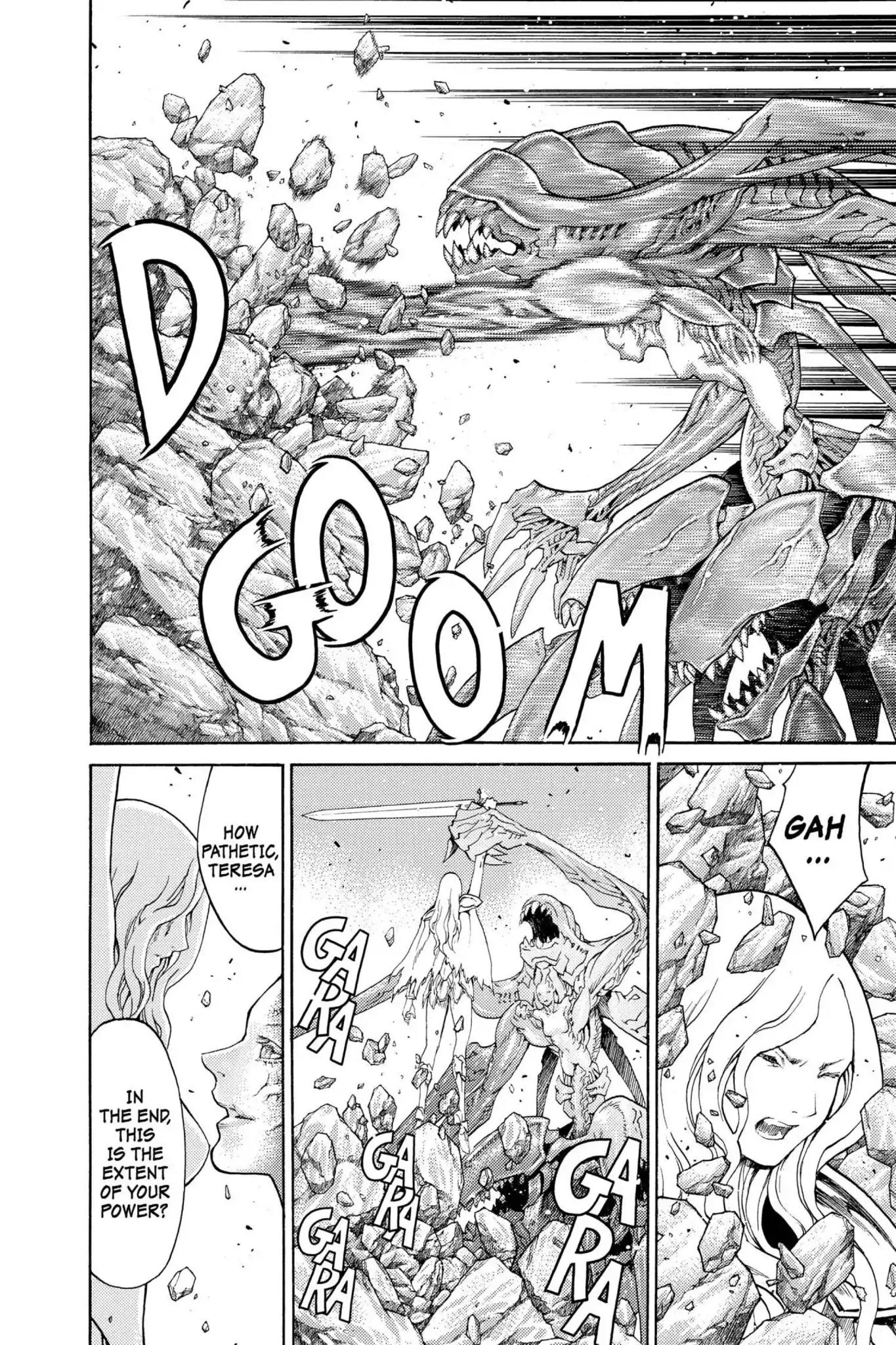 Claymore Chapter 73.5 page 22 - Vol.13 Extra Scene 1: A Warrior's Pride