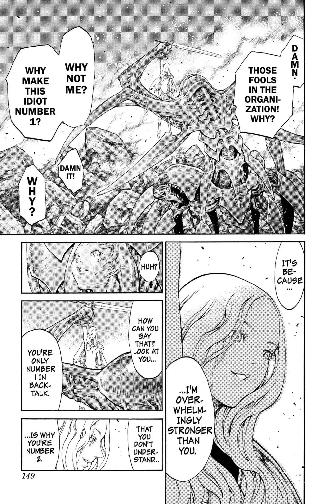 Claymore Chapter 73.5 page 23 - Vol.13 Extra Scene 1: A Warrior's Pride