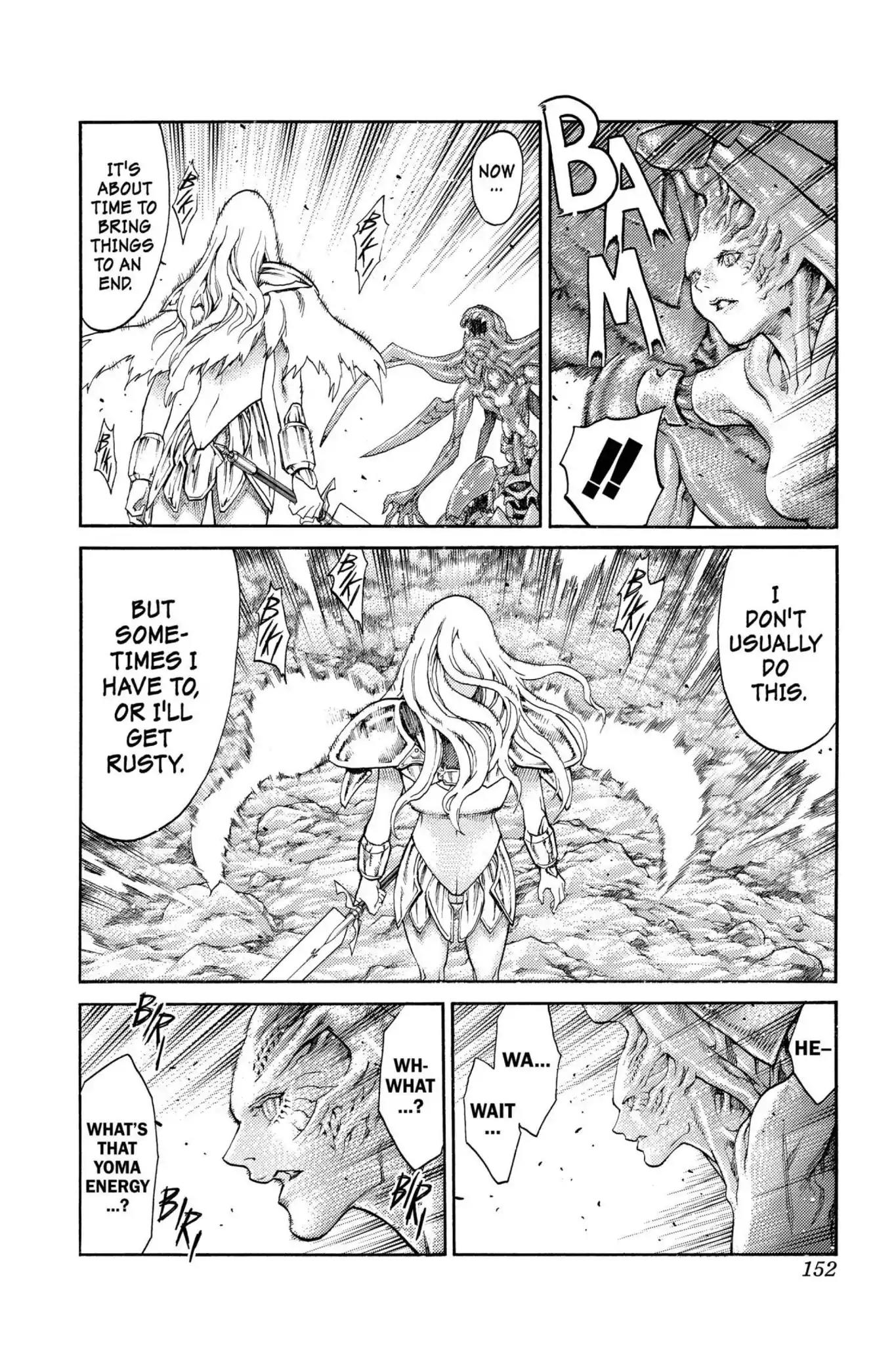 Claymore Chapter 73.5 page 26 - Vol.13 Extra Scene 1: A Warrior's Pride