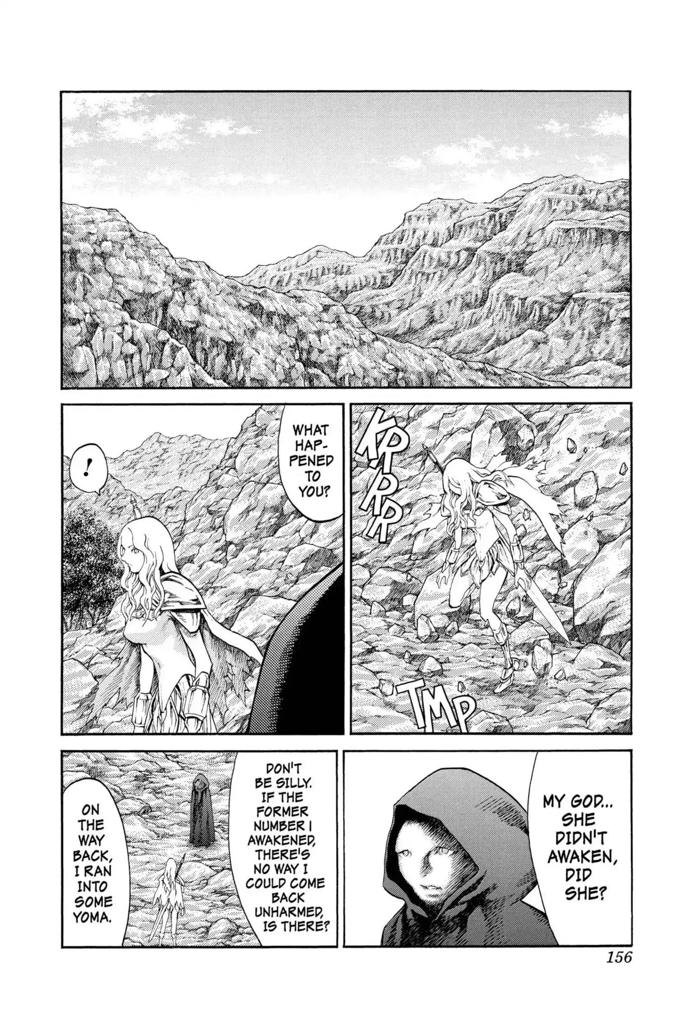 Claymore Chapter 73.5 page 29 - Vol.13 Extra Scene 1: A Warrior's Pride