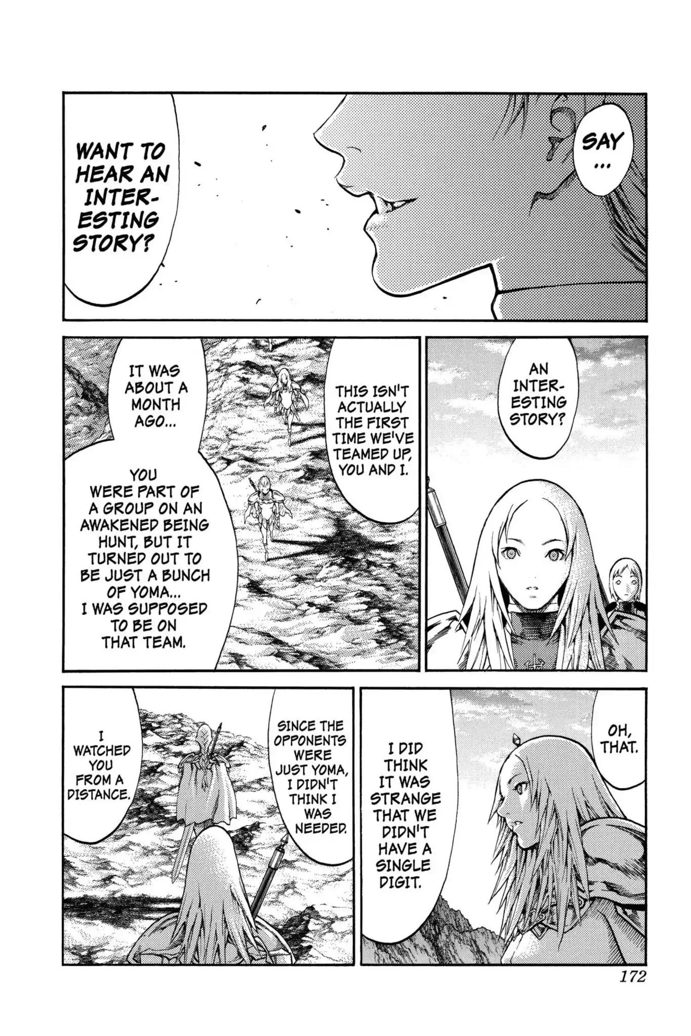 Claymore Chapter 73.6 page 15 - Vol.13 Extra Scene 2: The Phantom and the Wicked Warrior