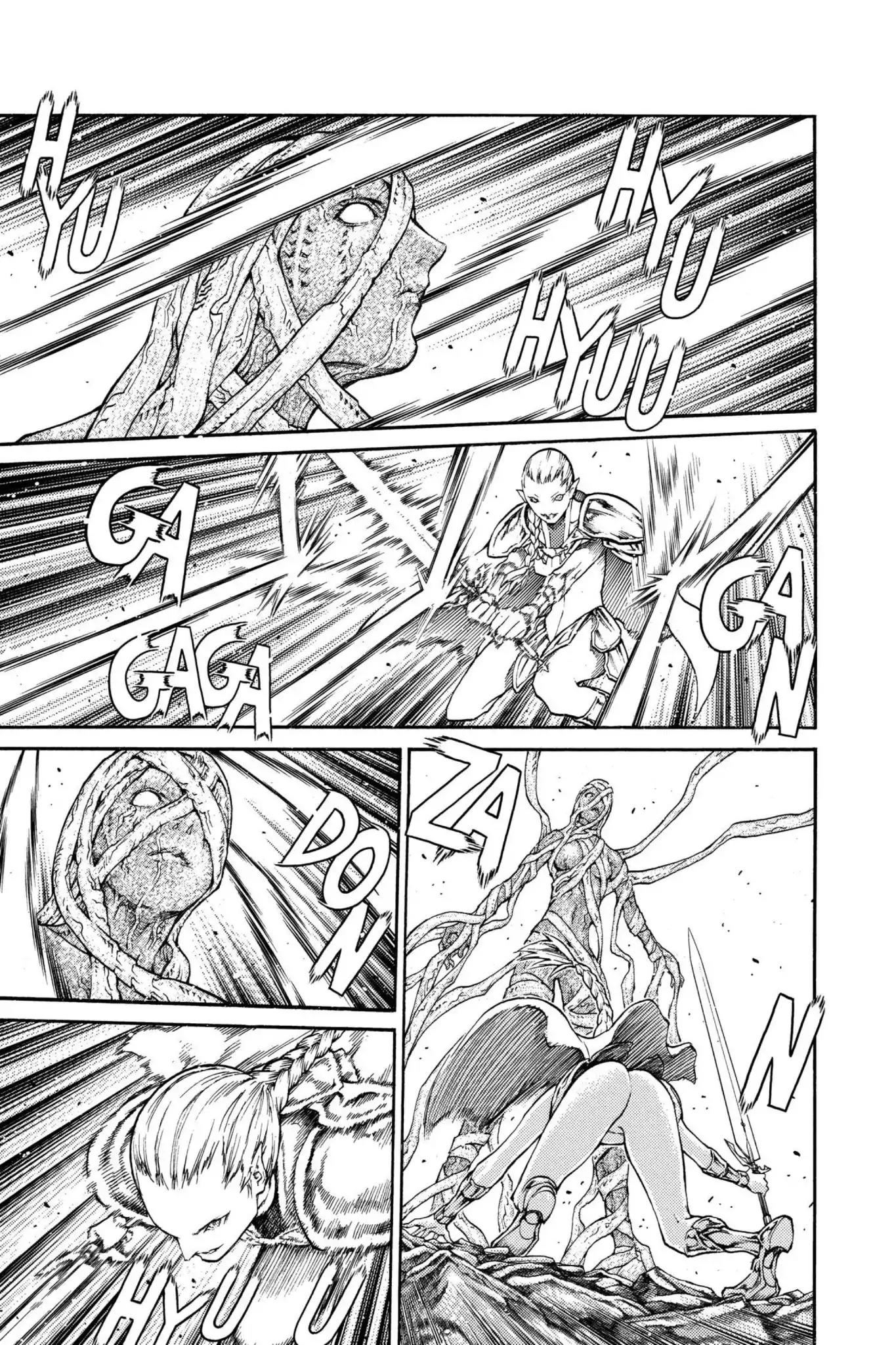 Claymore Chapter 73.6 page 21 - Vol.13 Extra Scene 2: The Phantom and the Wicked Warrior