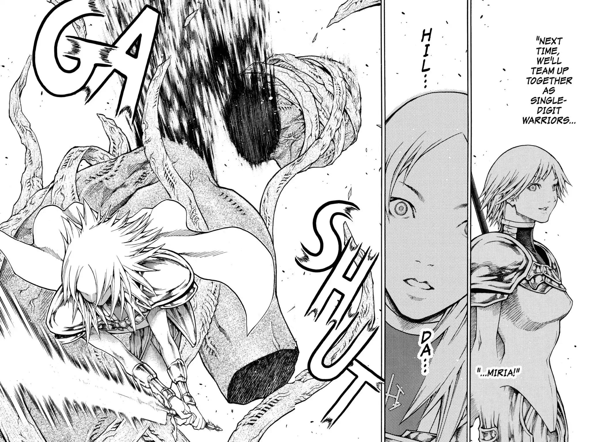 Claymore Chapter 73.6 page 26 - Vol.13 Extra Scene 2: The Phantom and the Wicked Warrior