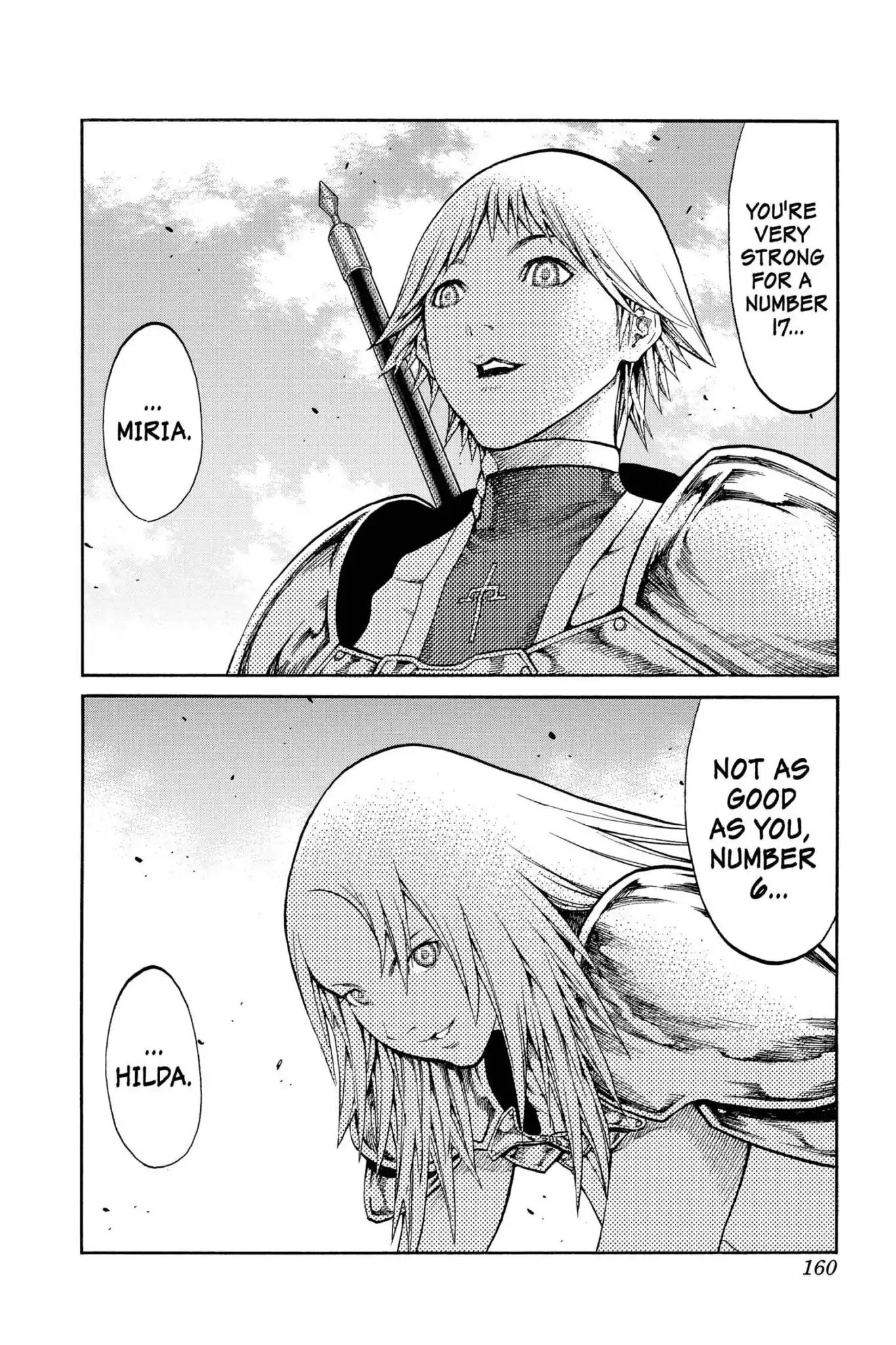 Claymore Chapter 73.6 page 3 - Vol.13 Extra Scene 2: The Phantom and the Wicked Warrior