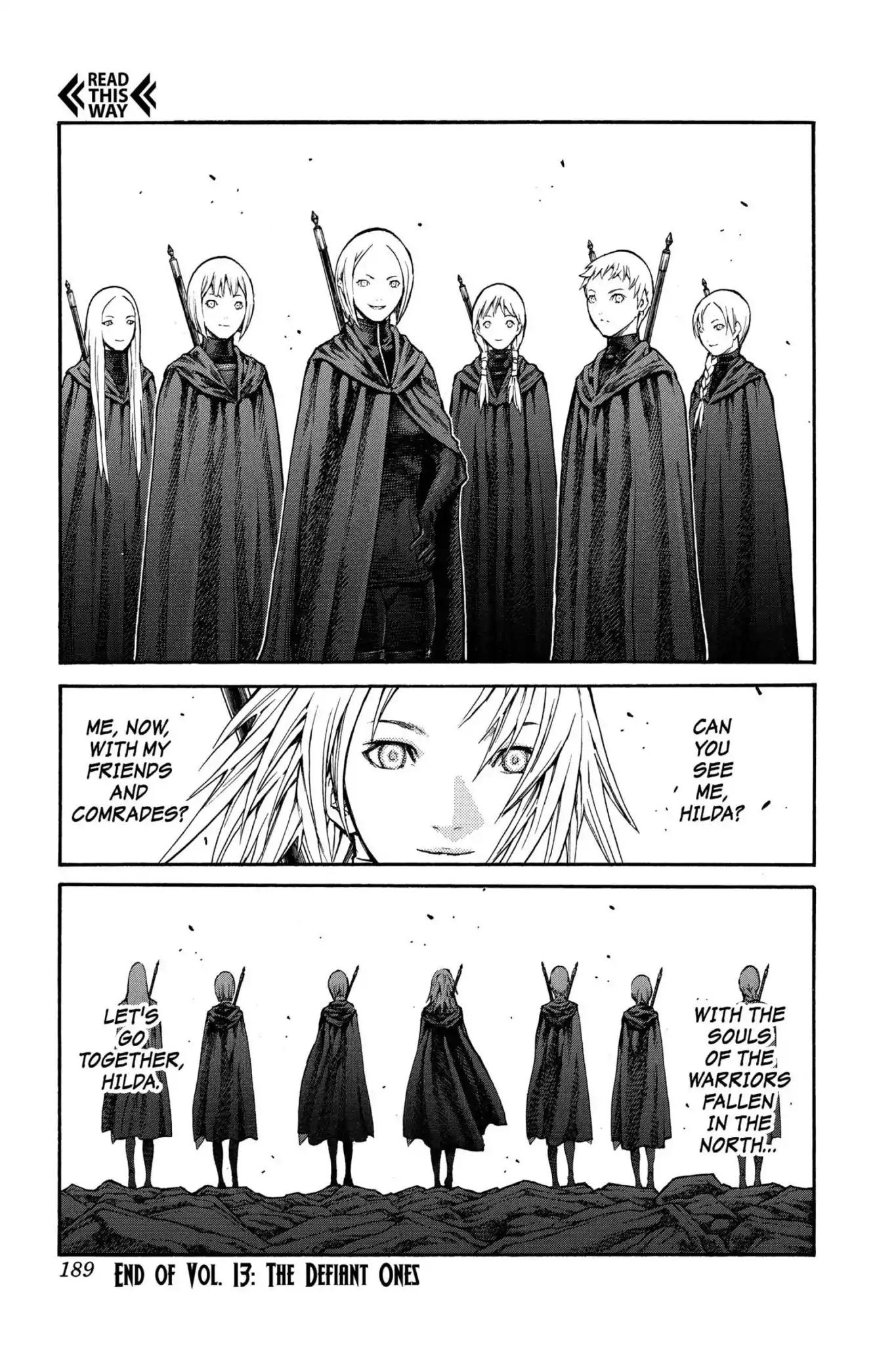 Claymore Chapter 73.6 page 30 - Vol.13 Extra Scene 2: The Phantom and the Wicked Warrior