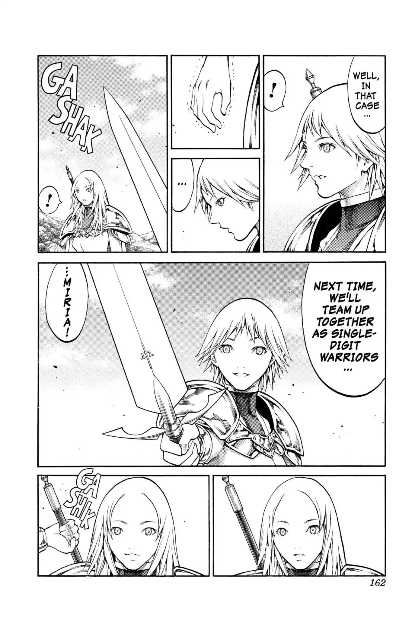 Claymore Chapter 73.6 page 5 - Vol.13 Extra Scene 2: The Phantom and the Wicked Warrior