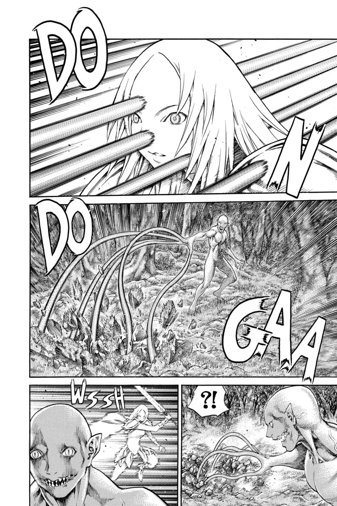 Claymore Chapter 73.6 page 7 - Vol.13 Extra Scene 2: The Phantom and the Wicked Warrior
