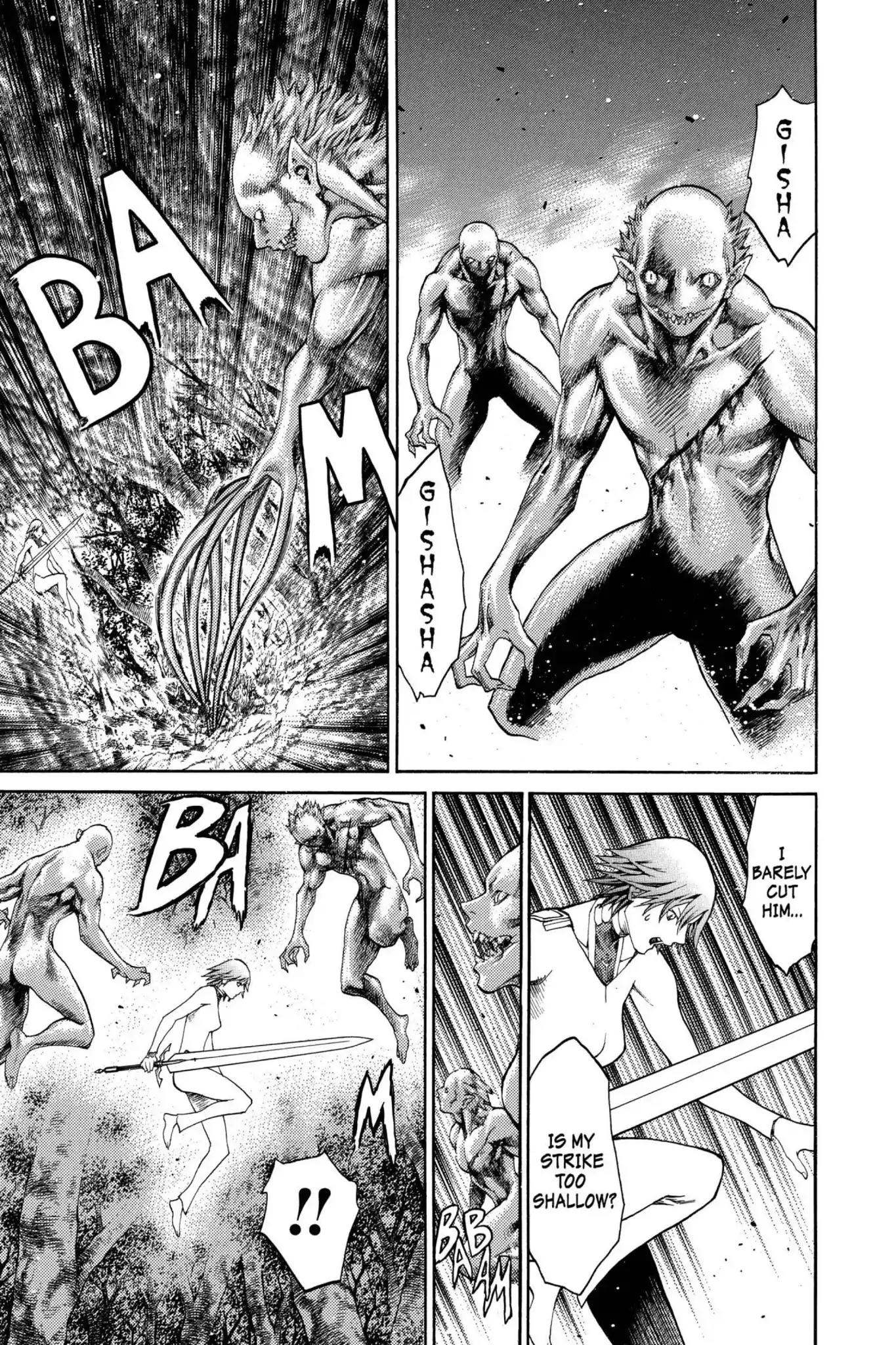 Claymore Chapter 73 page 17 - Chapter 73: Vol.13 Scene 73: A Child Weapon