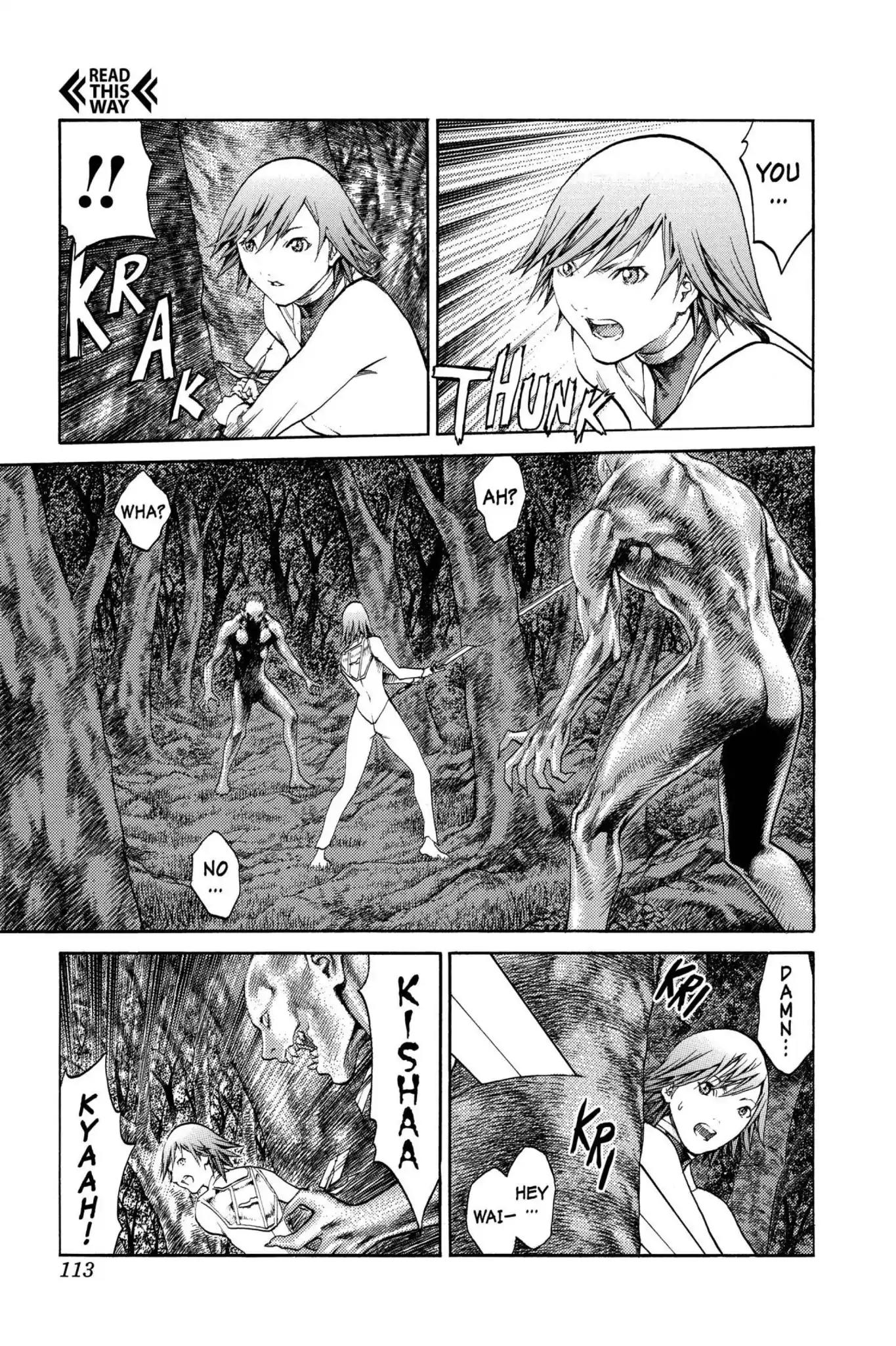Claymore Chapter 73 page 19 - Chapter 73: Vol.13 Scene 73: A Child Weapon