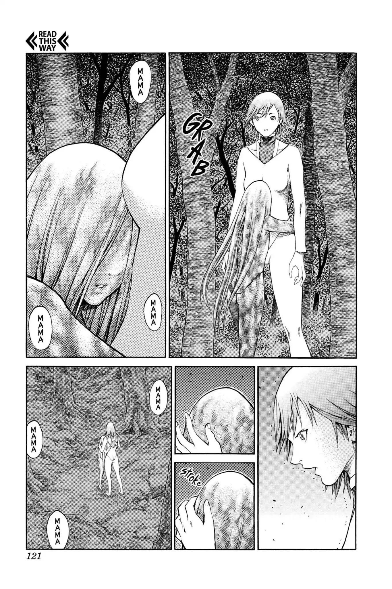 Claymore Chapter 73 page 27 - Chapter 73: Vol.13 Scene 73: A Child Weapon
